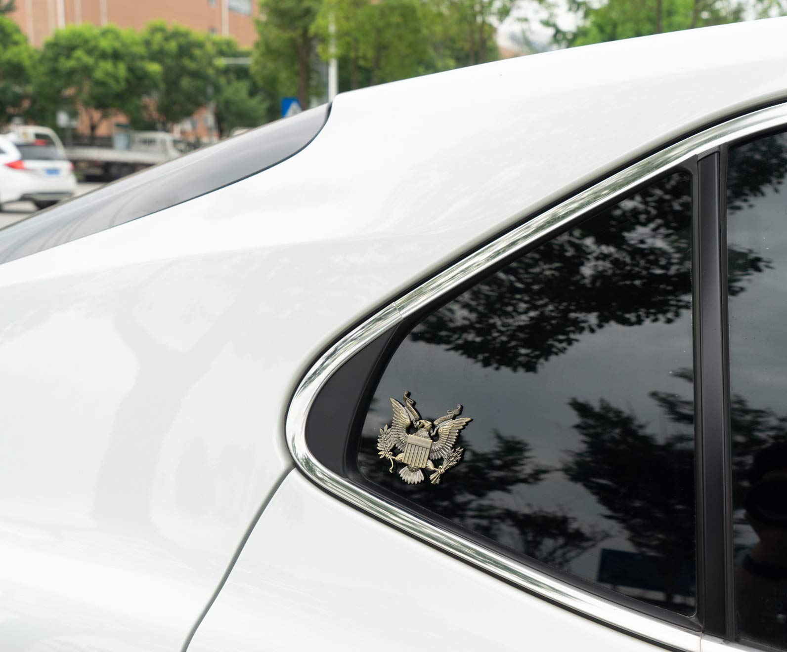 United States Military Us Army Metal Car Emblem Sticker Decal (Bronze)