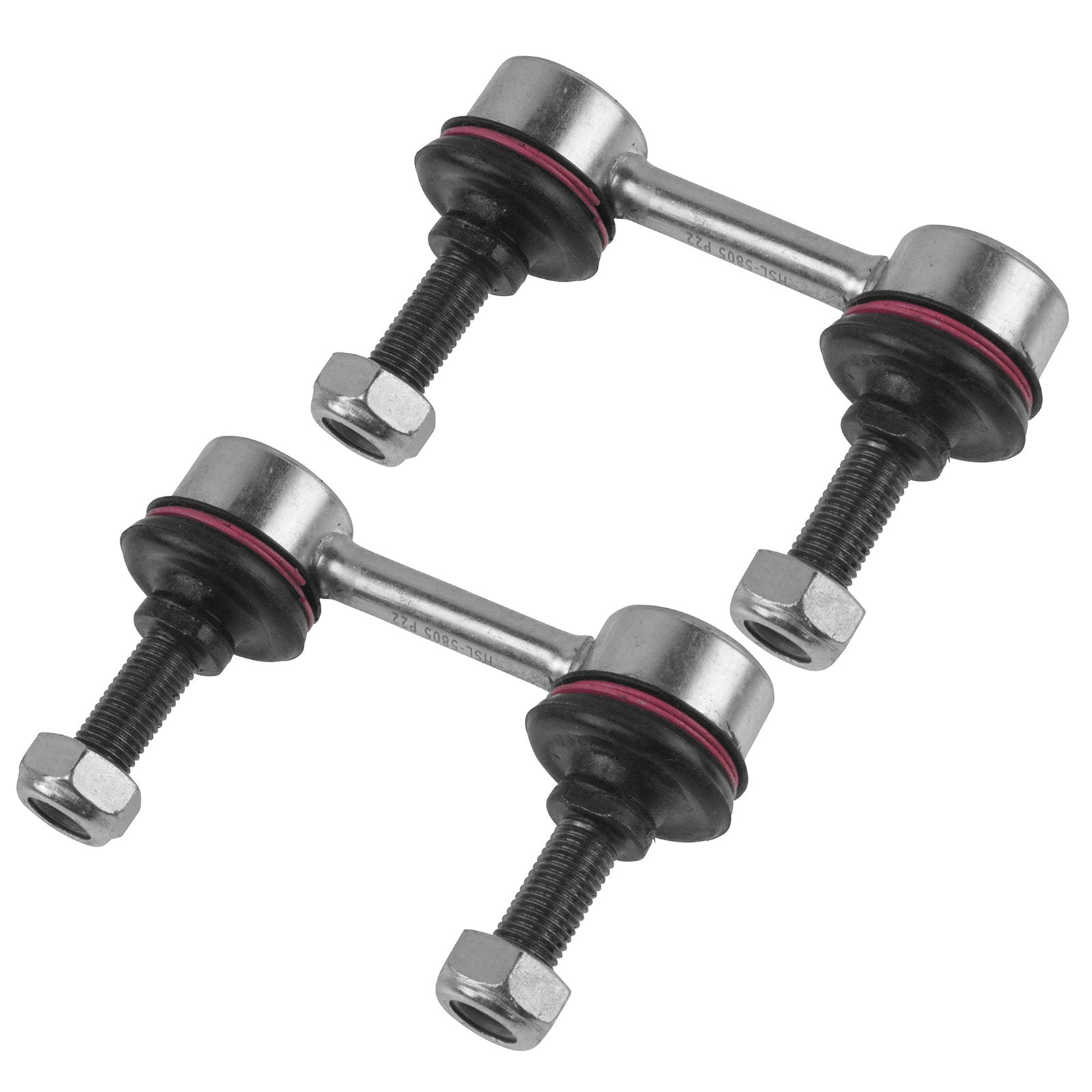 Trq Rear Sway Bar Stabilizer Link Set Compatible With 2003-2008 Subaru Forester 2004-2007 Impreza