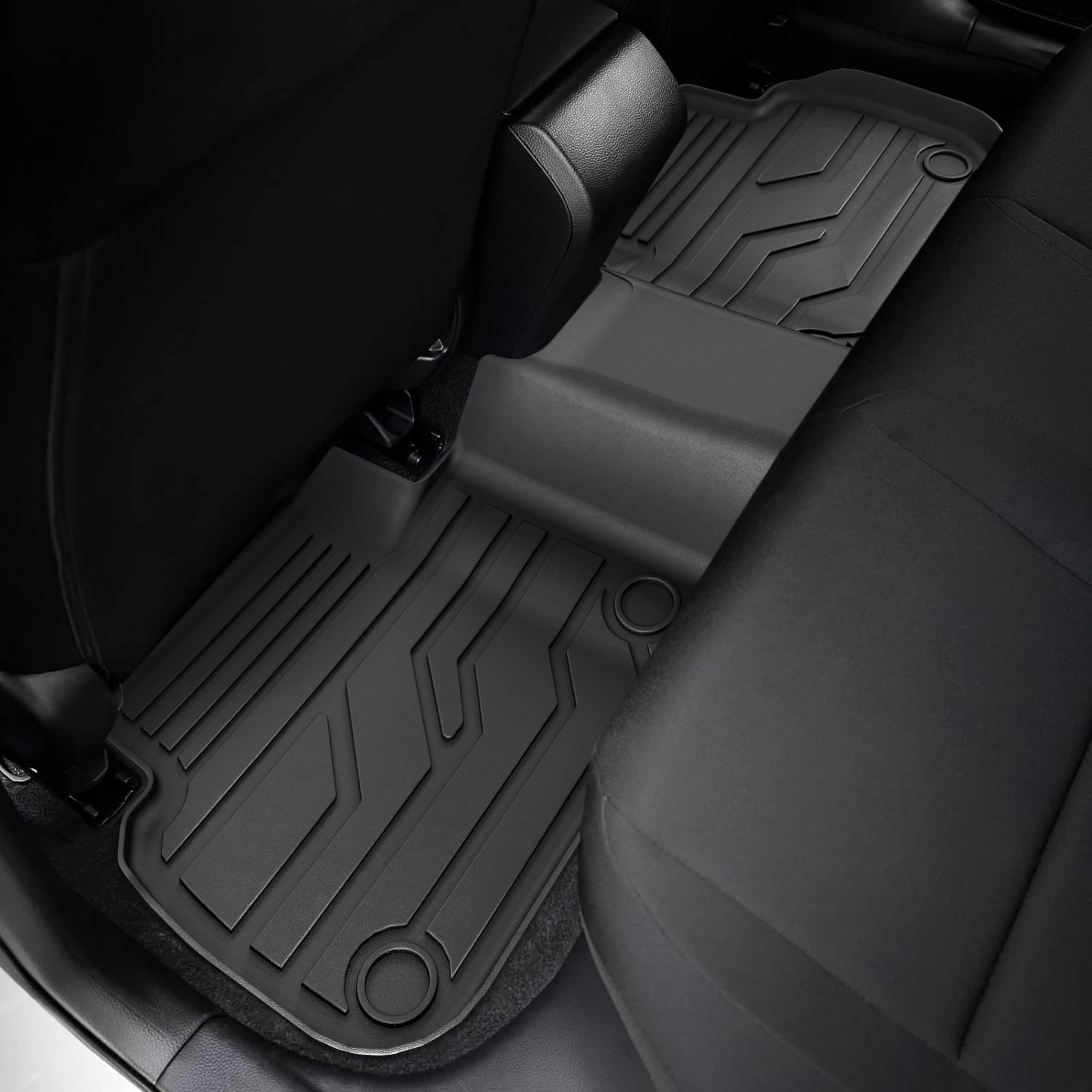 Karpal Floor Mats For Honda Civic 2022-2025 Sedan Hatchback Si (Include Sport), 2Nd Row With & W/O Usb Port, For Acura Integra 2