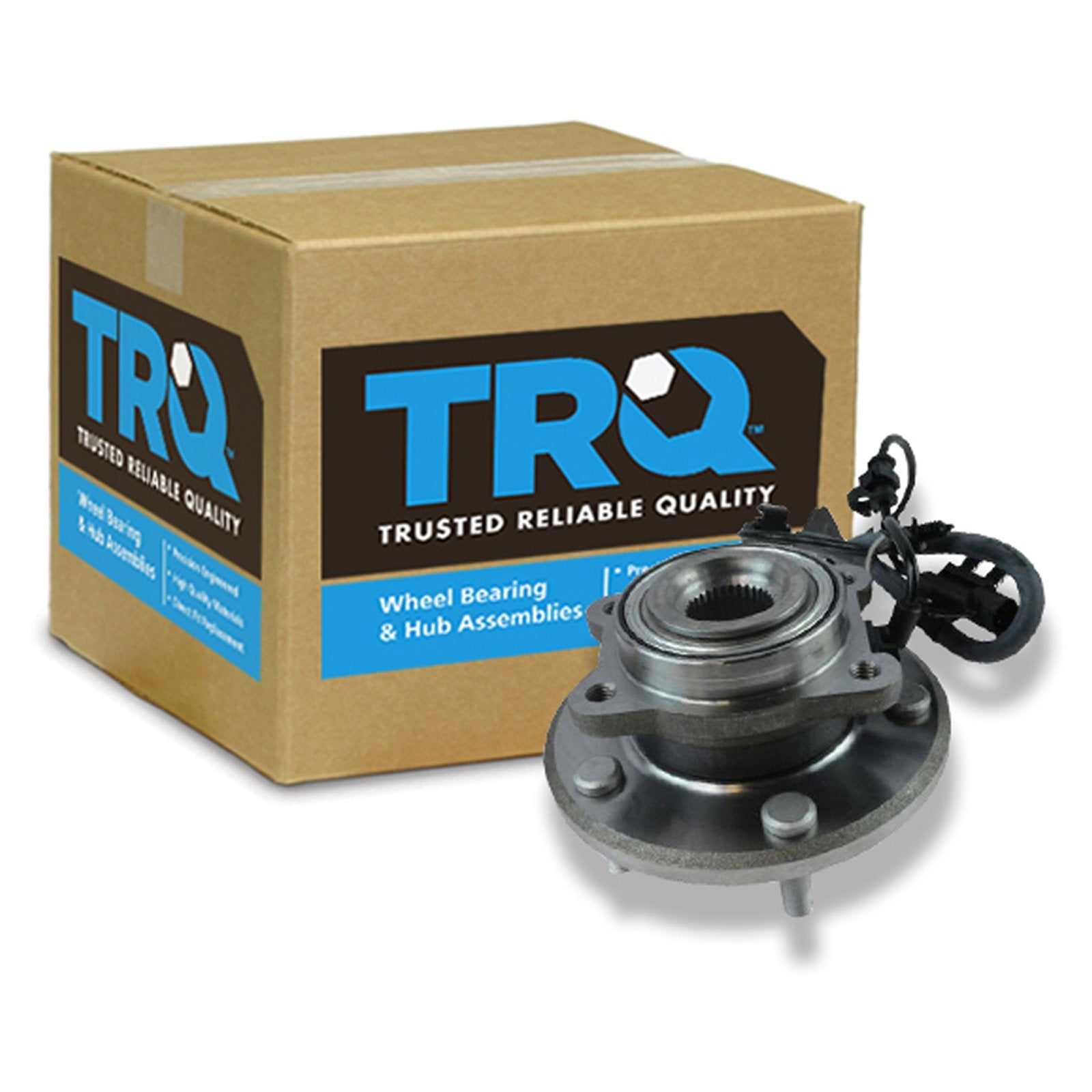 Trq Rear Left Wheel Hub Bearing Assembly Drivers Side Compatible With 2009-2020 Dodge Journey