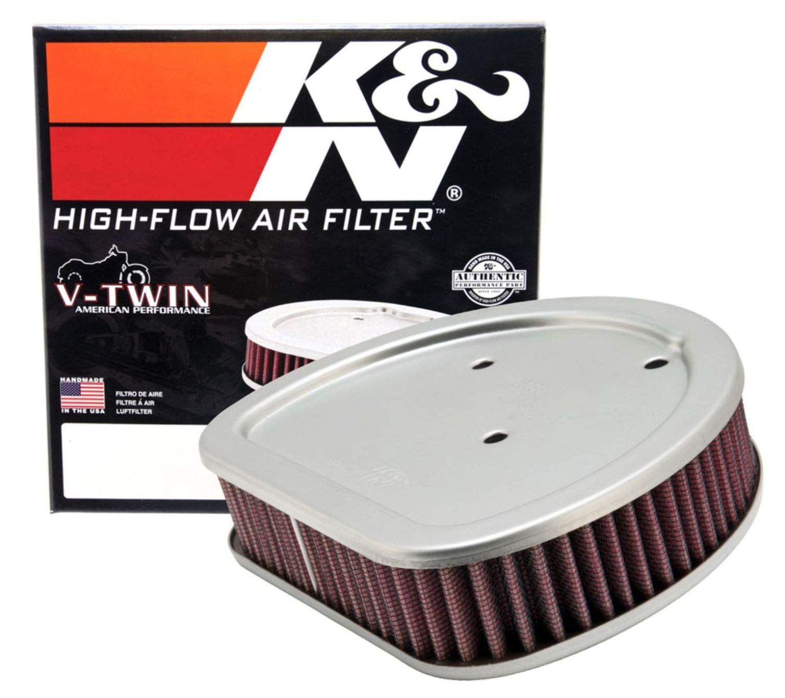 K&N Engine Air Filter: High Performance, Powersport Air Filter: Fits 1999-2015 Harley Davidson (Heritage, Softail, Fat Boy, Breakout, Rocker, Fat Bob, Night Train, And Other Select Models) Hd-1499