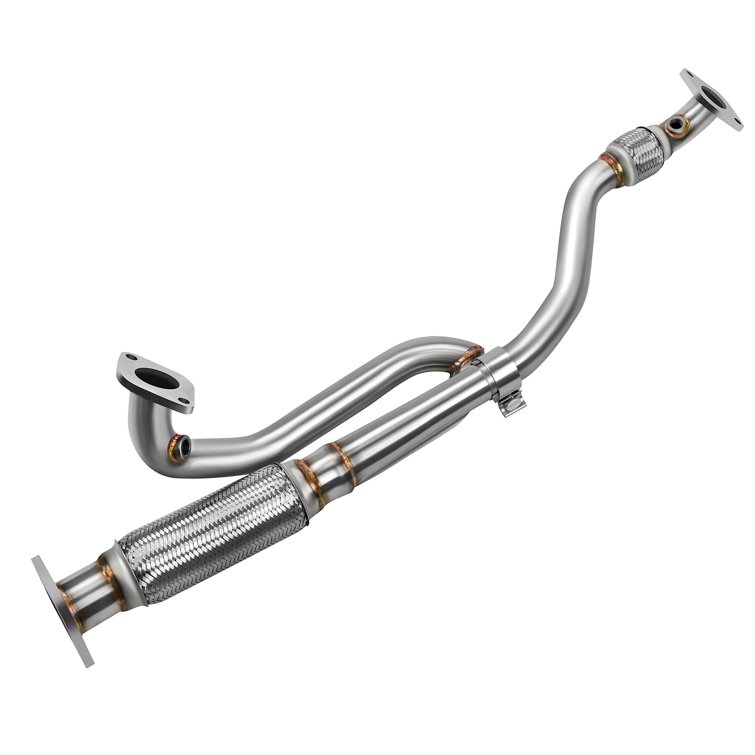 T304 Stainless Steel Exhaust Flex Y Pipe compatible with 2009-2017 Enclave Traverse Acadia Outlook
