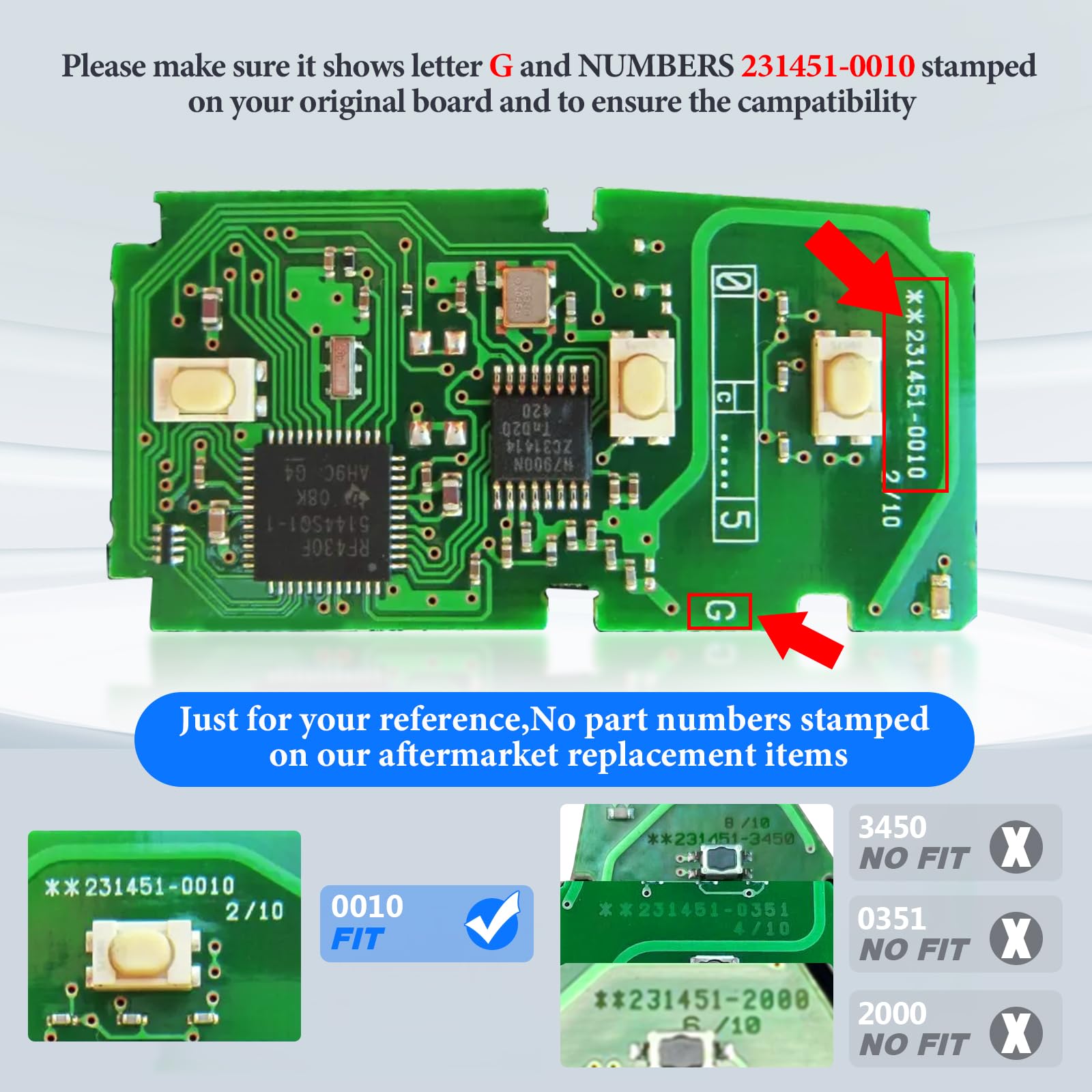 Keymall Car Smart Remote Key Fob Replacement for Toyota Tacoma Tundra 4Runner Sequqia 2021 2022 (FCC ID:HYQ14FBB P/N: 89904-3506