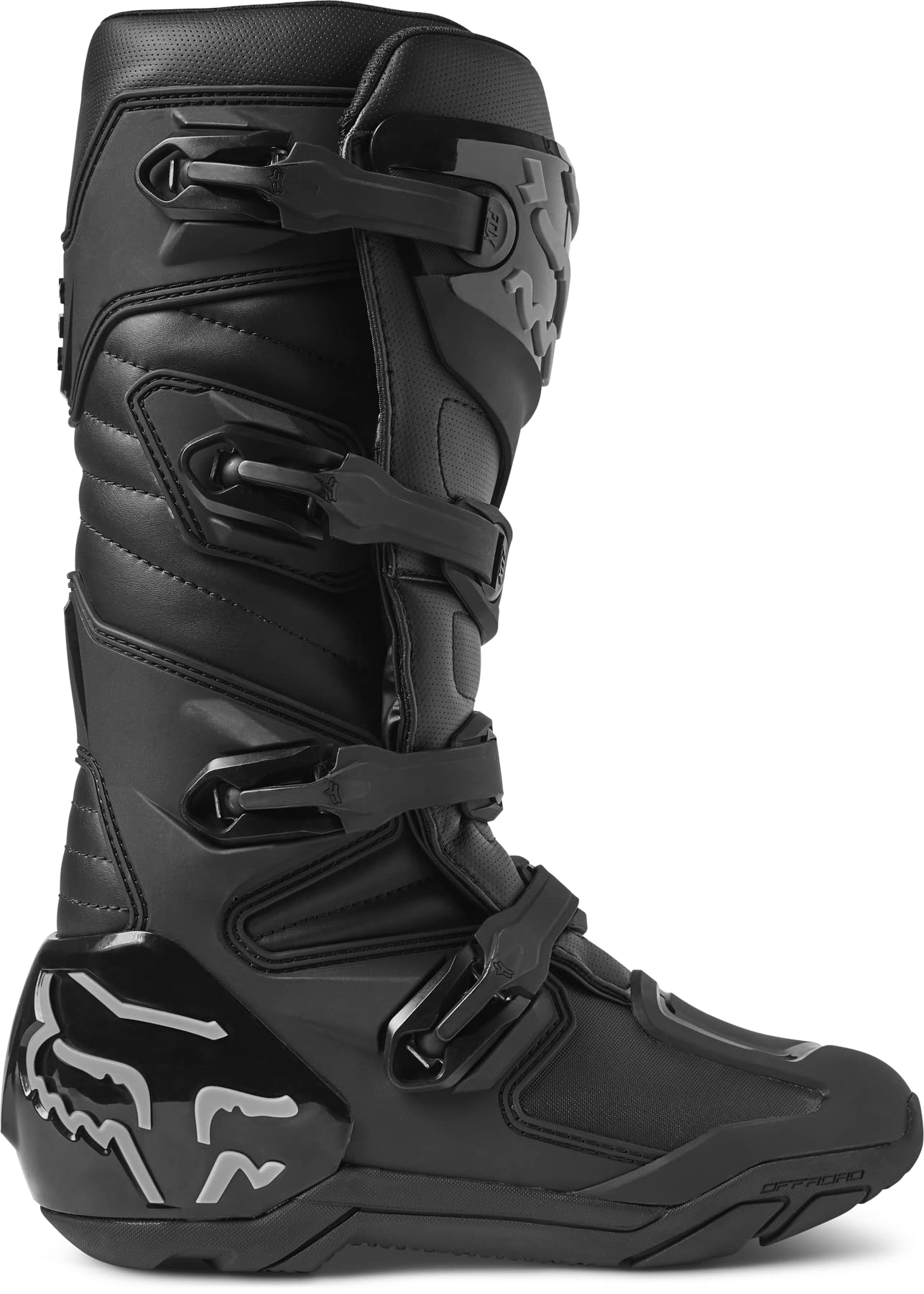 Fox Racing Comp X Motocross Off-Road Boots, Black, 10