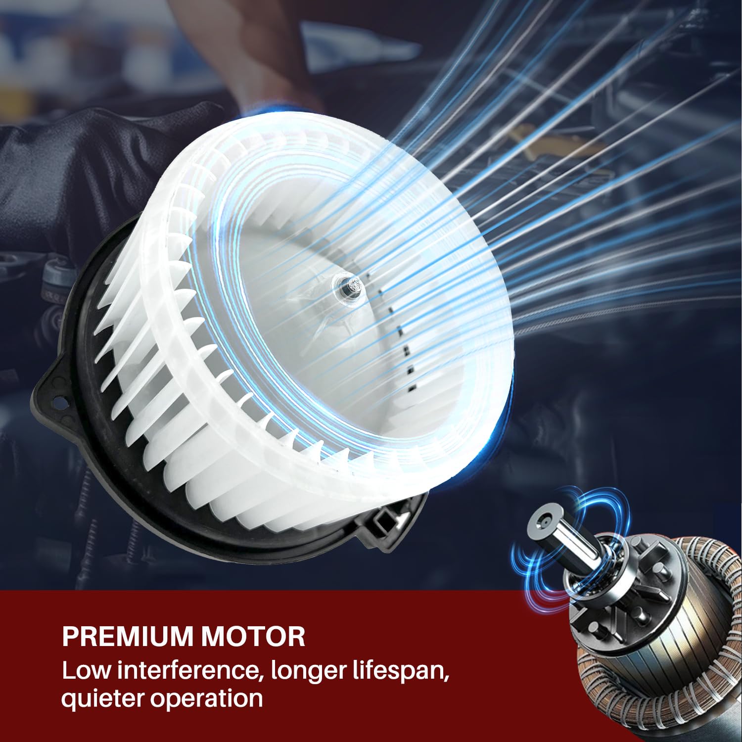 Aspligo 700056 Ac Heater Blower Motor Fan Assembly Fit For Toyota Corolla 1998 1999 2000 2001 2002 8710302021