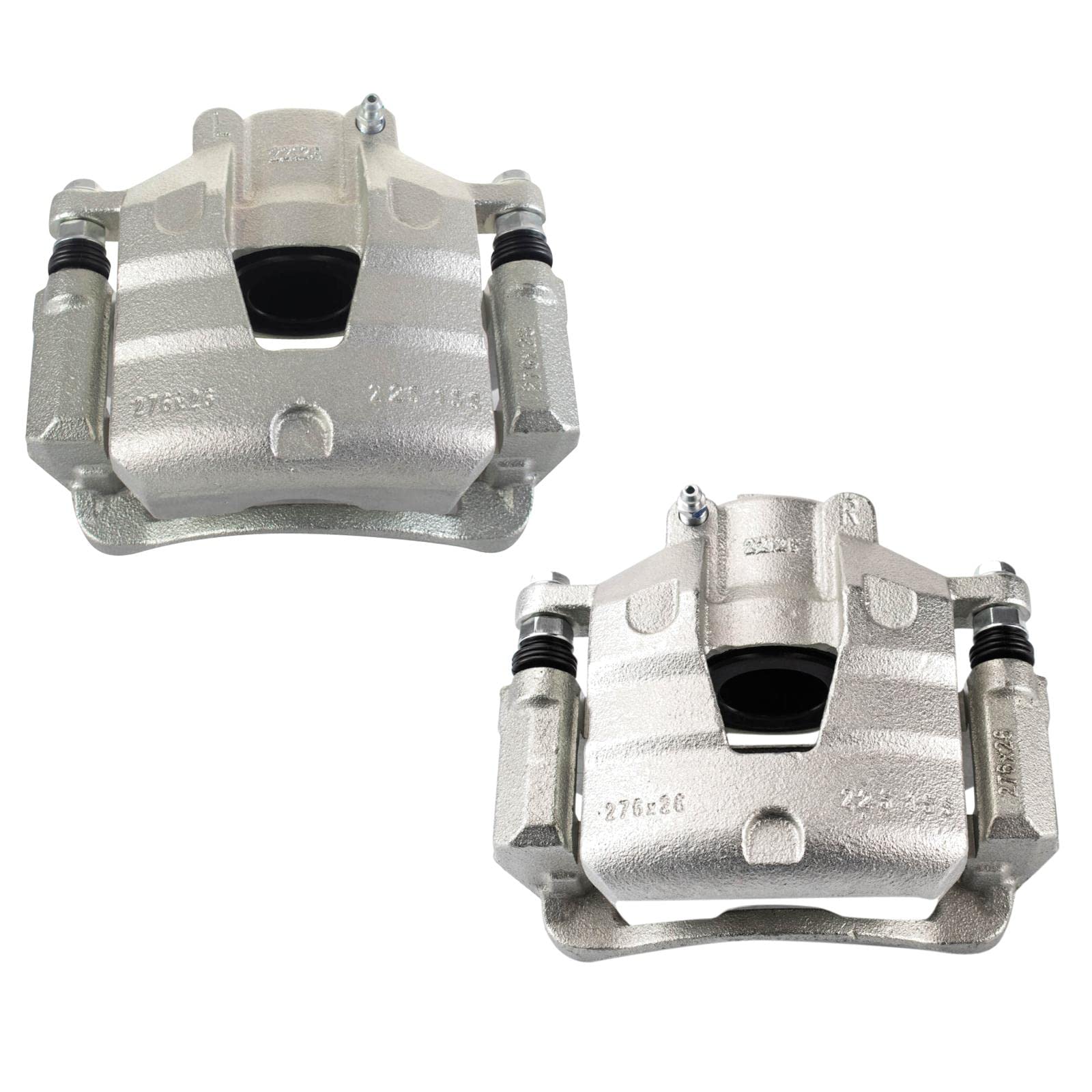 Trq Front Brake Caliper Set Compatible With 2017-2019 Chevrolet Bolt Ev 2016-2019 Cruze Volt