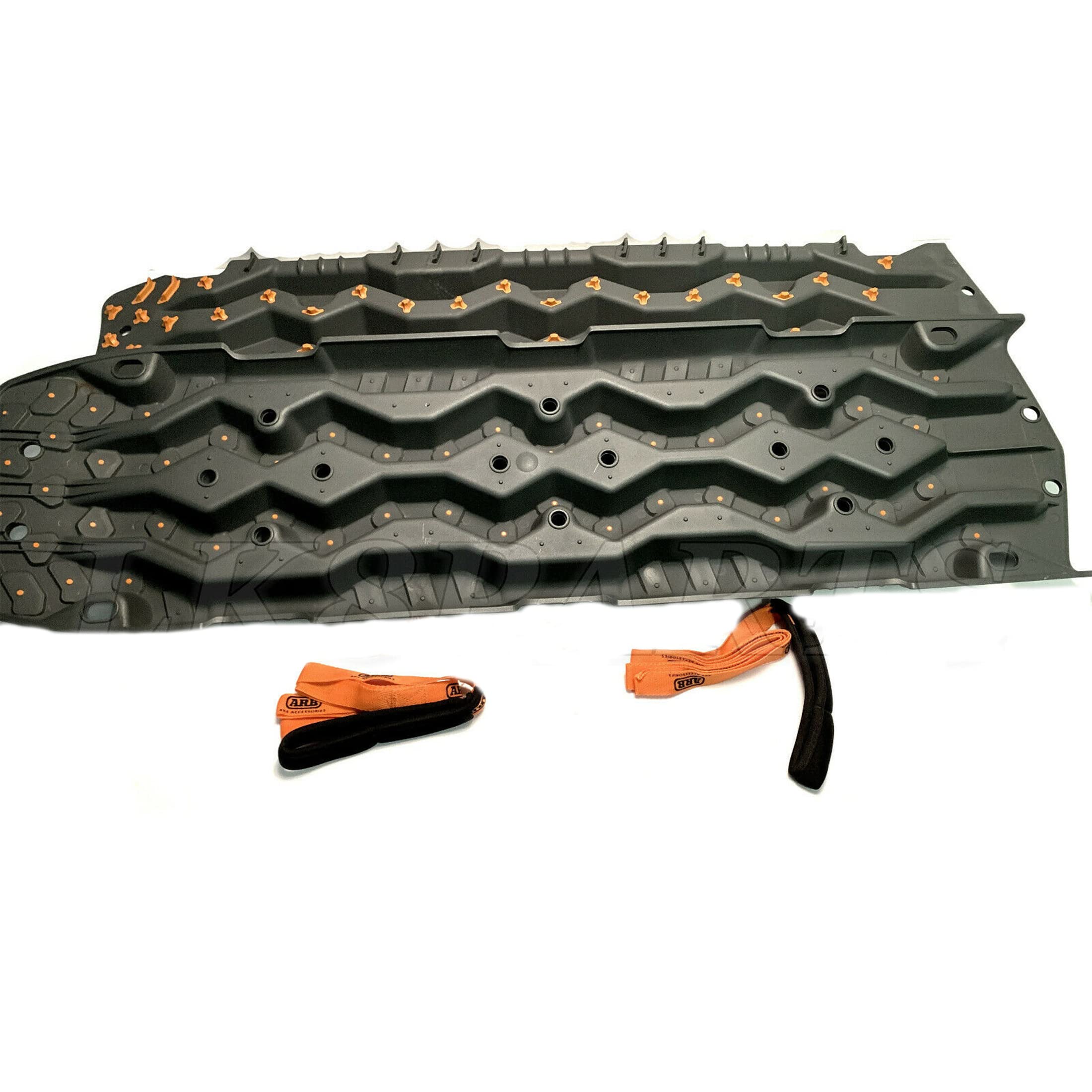 Arb Tredpromgo Vehicle Recovery Boards Traction Tracks And Extraction Device For Off-Road Mud, Sand, & Snow(Grey/Orange)