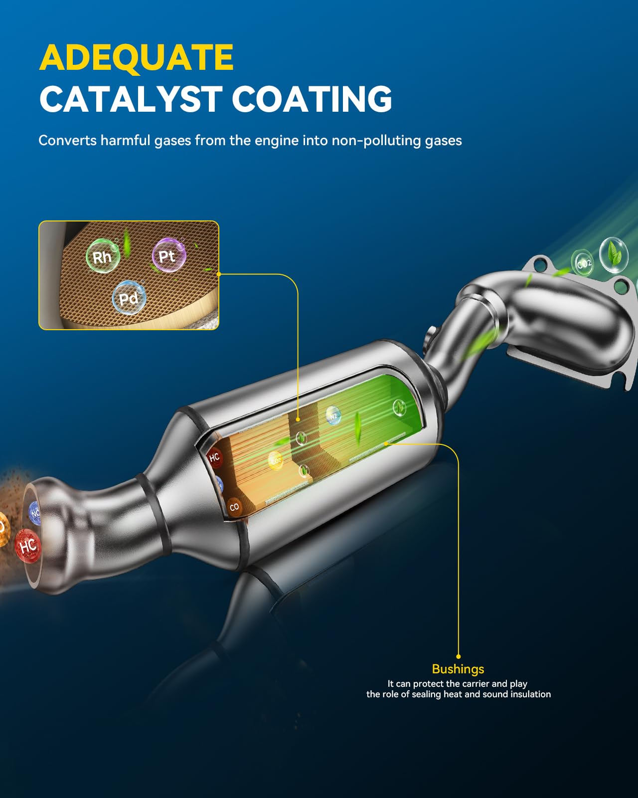 PHILTOP Catalytic Converter Direct Fits 2004-2009 Quest, 2005-2006 Altima, 2004-2006 Maxima, 3.5L Automatic 5.trans speed, Stain