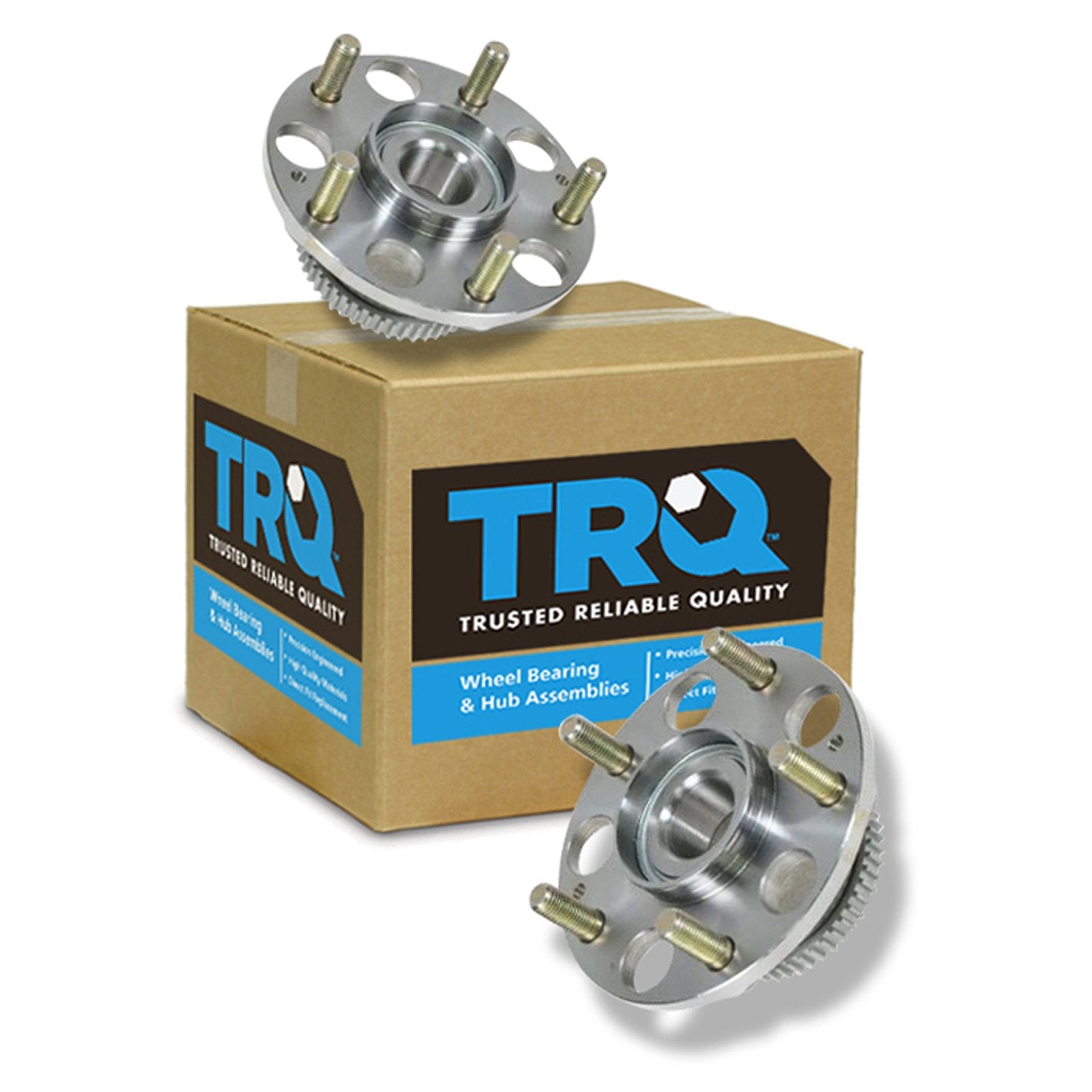 Trq Rear Wheel Hub Bearings Assembly Set Compatible With 2004-2008 Acura Tl 2003-2007 Honda Accord