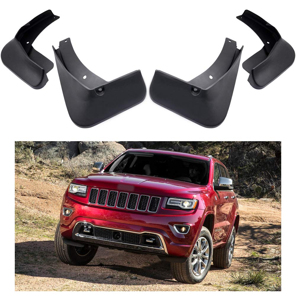 Moertifei Car Mudguard Fender Mud Flaps Splash Guards Compatible With Jeep Grand Cherokee 2011-2020 12 13 14 15 16 17 18 19