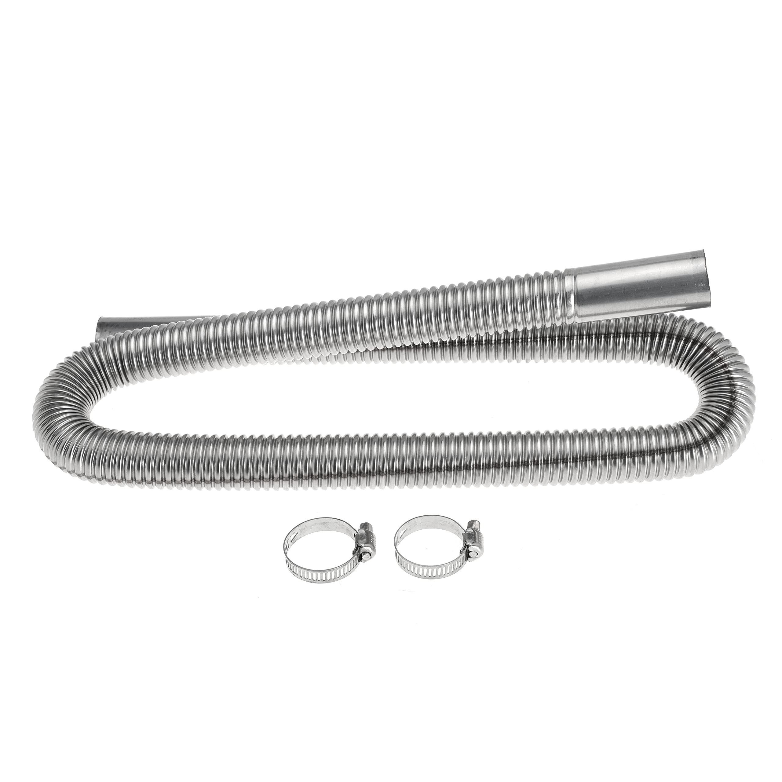 100cm 1 inch Heater Exhaust Pipe Generator Exhaust Extension Fuel Tank Gas Vent Hose with Clamps
