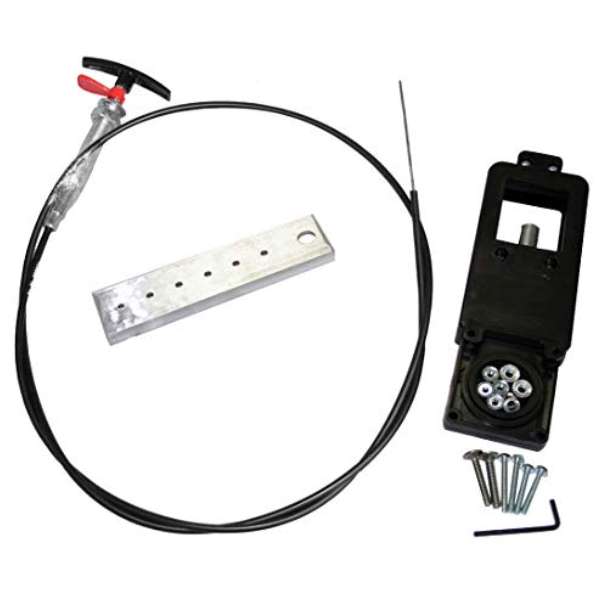 Valterra Tc172 72'' Flexible Cable Kit With 1-1/2'' Valve , Black