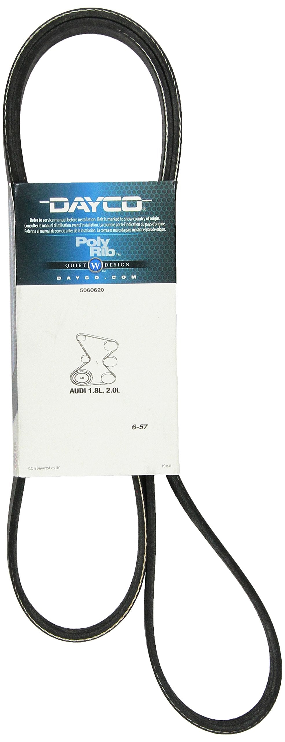 Dayco 5060620 Serpentine Belt