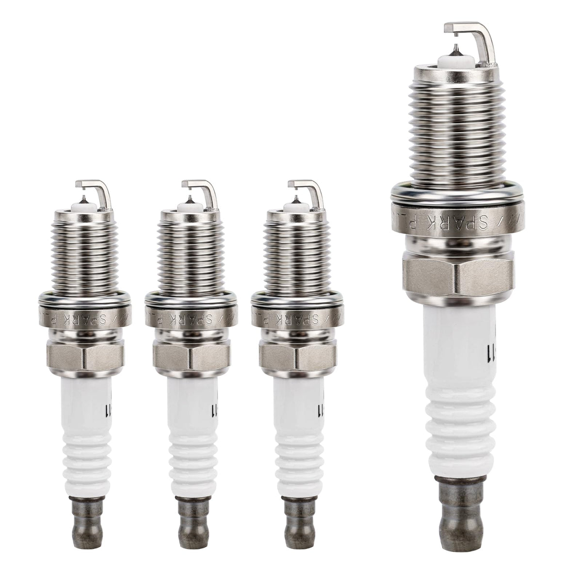 4Pcs Double Iridium Spark Plug Replace# 7090 Bkr5Egp Bkr6Eix