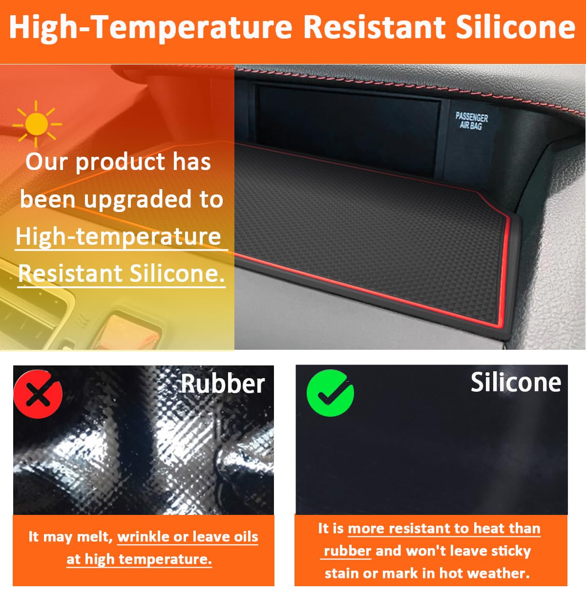 Auovo Dashboard Mats Compatible With Subaru Crosstrek Accessories 2012-2017 Forester 2014-2018 Xv Impreza 2012-2016 Car Interior