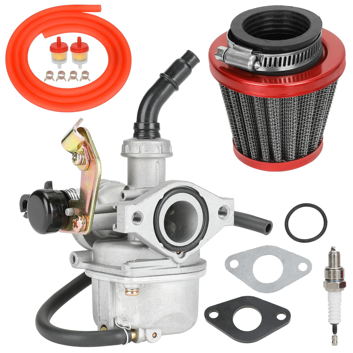 Yoxufa Pz19 Carburetor Carb Cable Choke For Taotao Baja Kazuma Loncin Sunl Peace Sports Kayo Fox Ssr Lazer 6 Kandi 50 70 90 110 