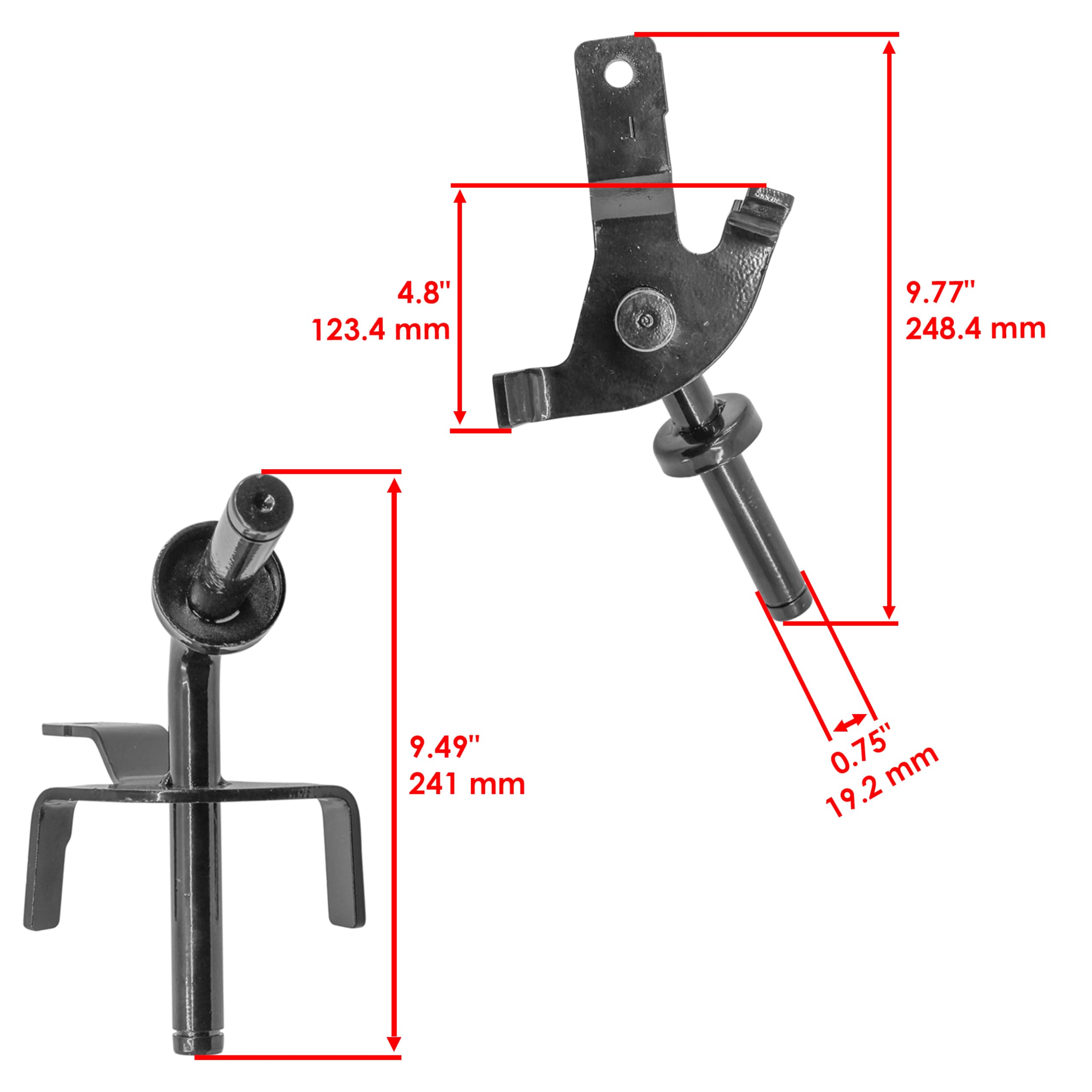 Caltric 532403087 532403088 Steering Left Right Spindle Compatible With Ayp Compatible With Husqvarna
