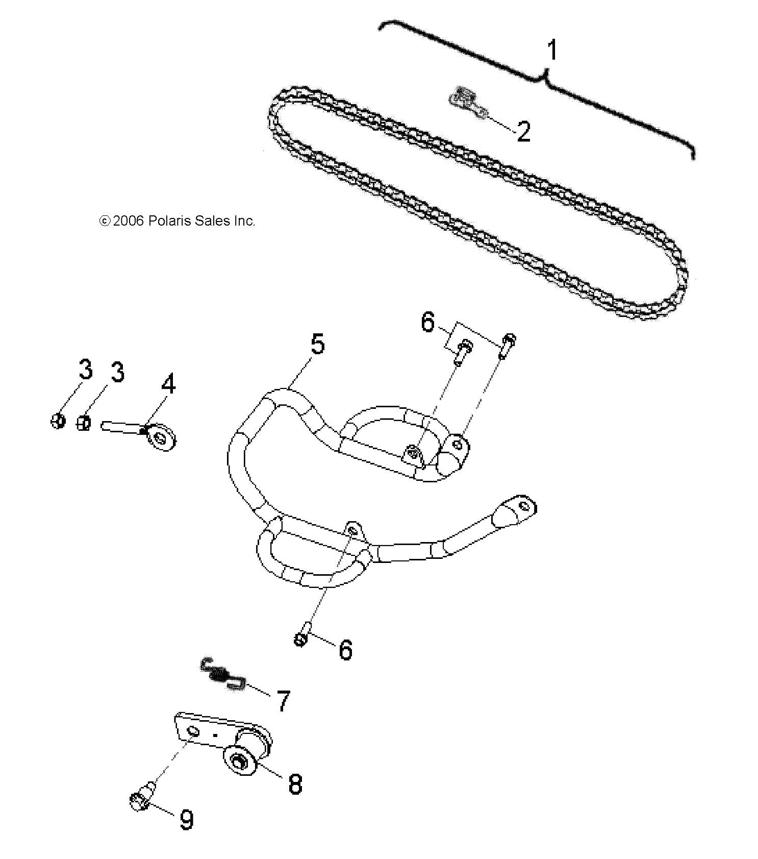 Polaris Atv Torsion Spring, Genuine Oem Part 0451687, Qty 1