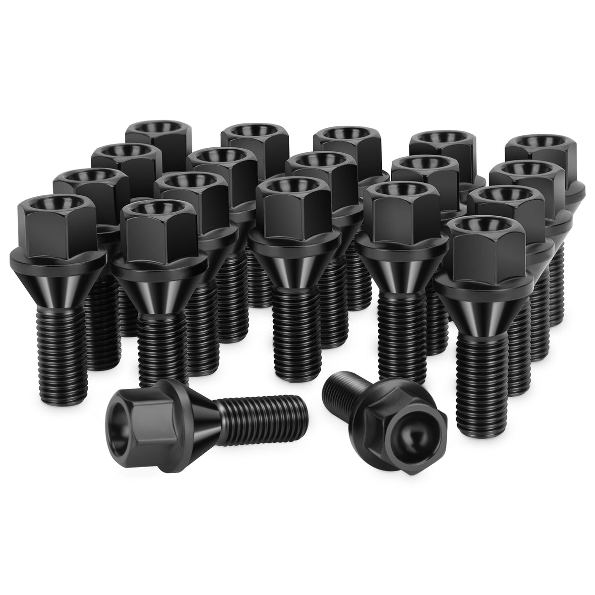 Dynofit 12X1.5 Oe Lug Bolts For Bmw E46 E90 E39 E60 E53 325I,Replace Oe#610-574 36136781150 36131095390,20Pcs 12Mmx1.5 Wheel Stu