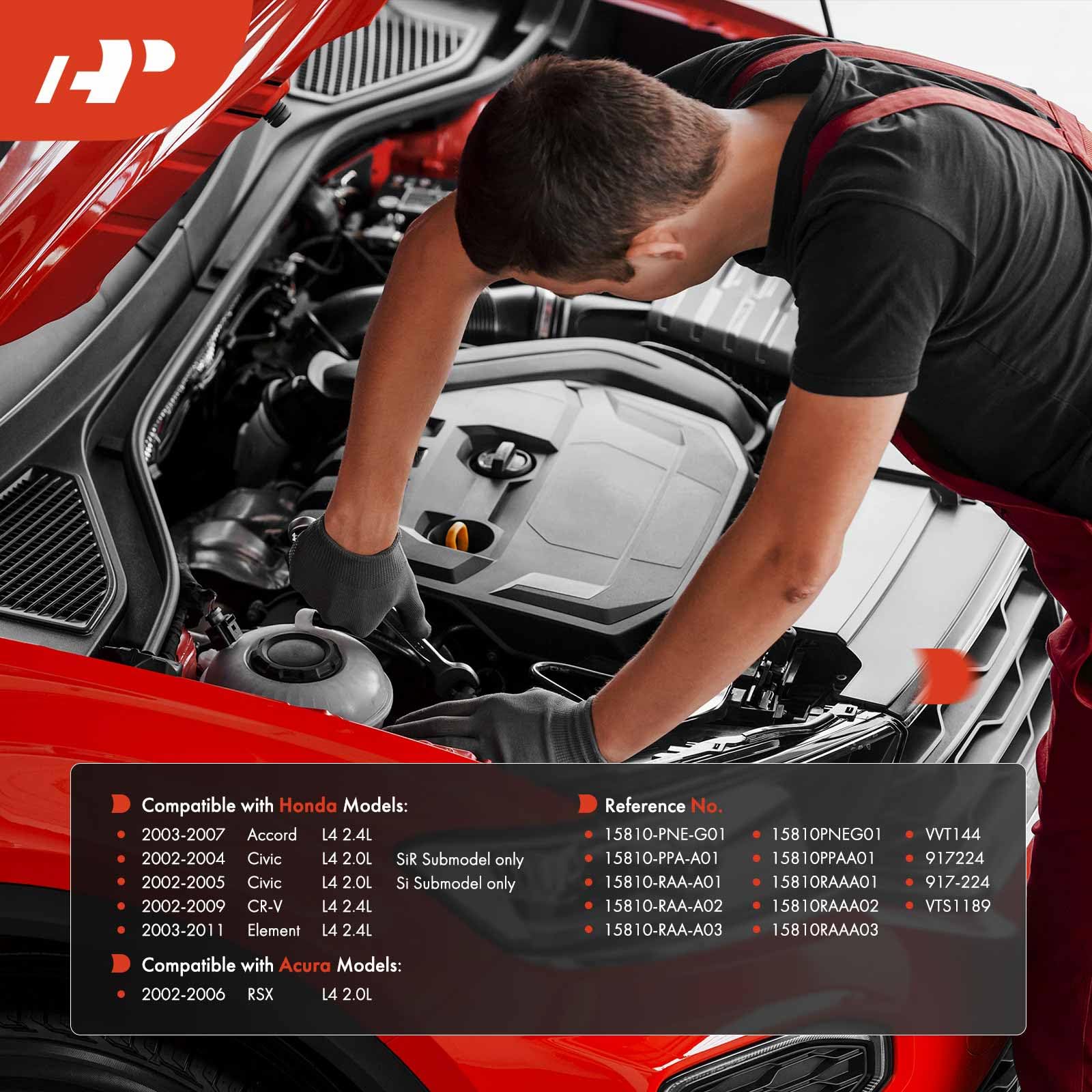 A-Premium Vtec Solenoid Spool Valve Assembly W/Oil Pressure Switch & Gasket Compatible With Acura & Honda Models - 2.0L 2.4L - R