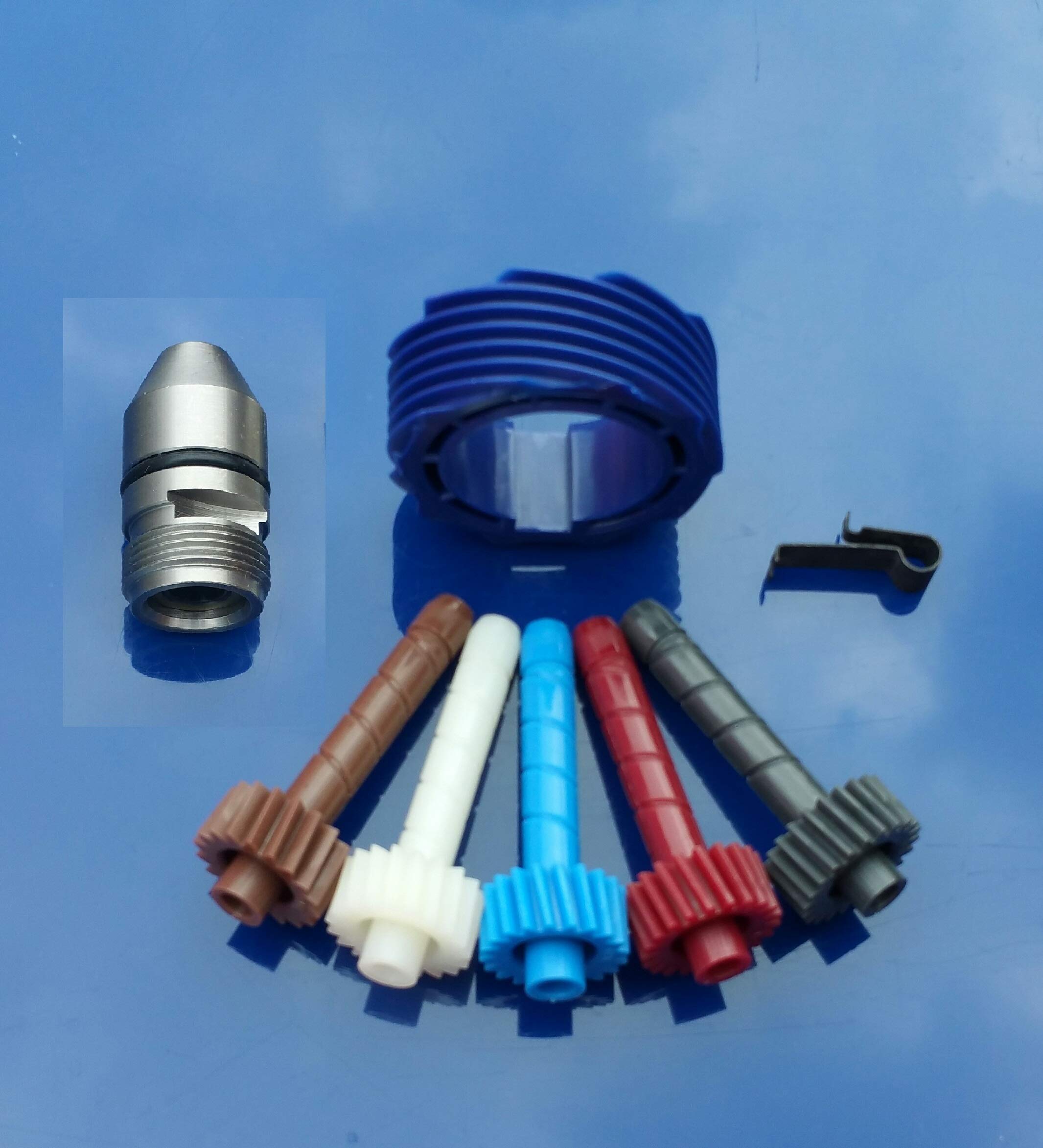 Gm Turbo 350 Th350 Muncie Powerglide Transmission Speedometer Gear Kit 10/18 19 20 21 22 W/Bullet Drive Gear Clip