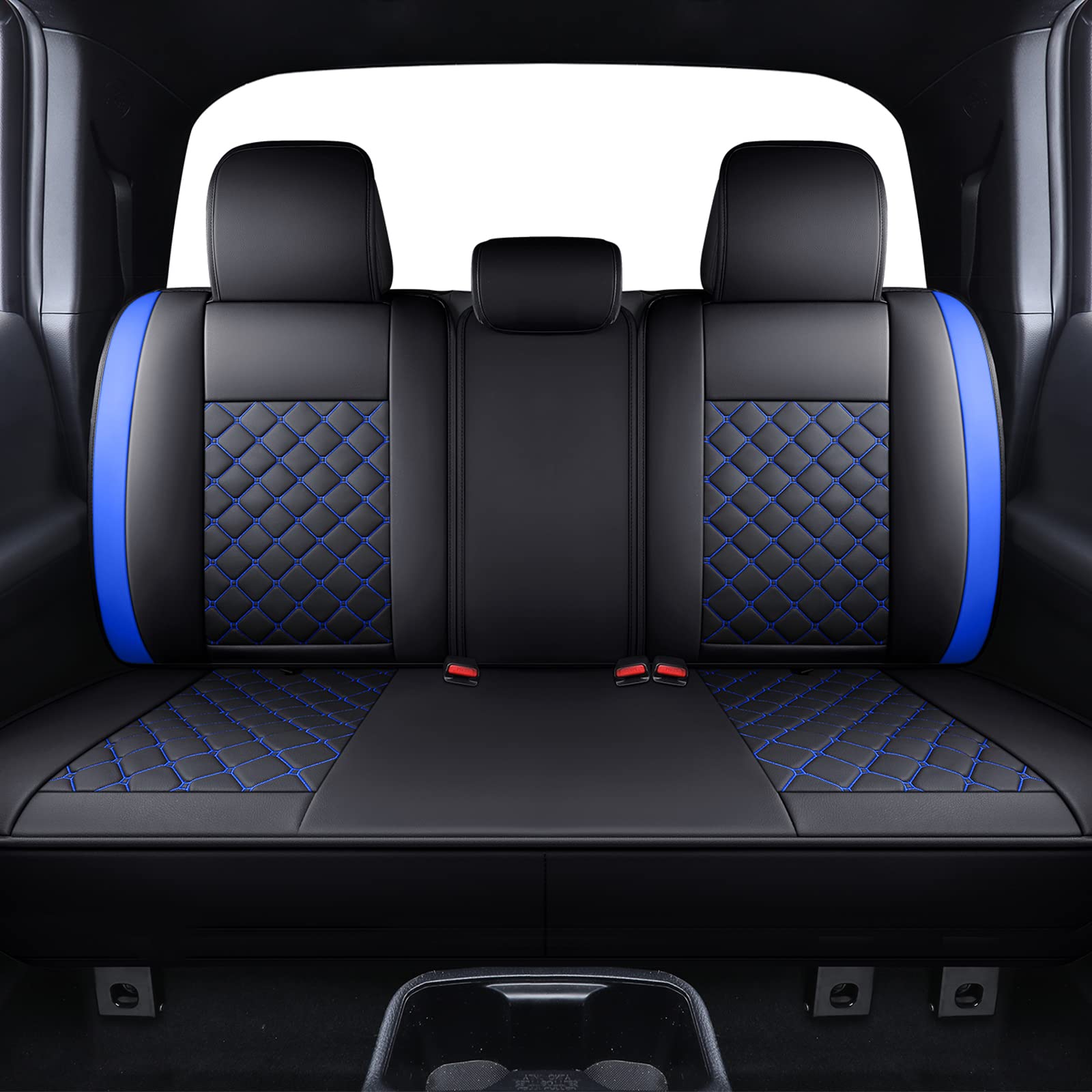 Tomatoman Tacoma Seat Covers Customized For 2005-2025 4Runner Extended Sr V6 Pickup Truck, Waterproof Faux Leather Car Cushions(