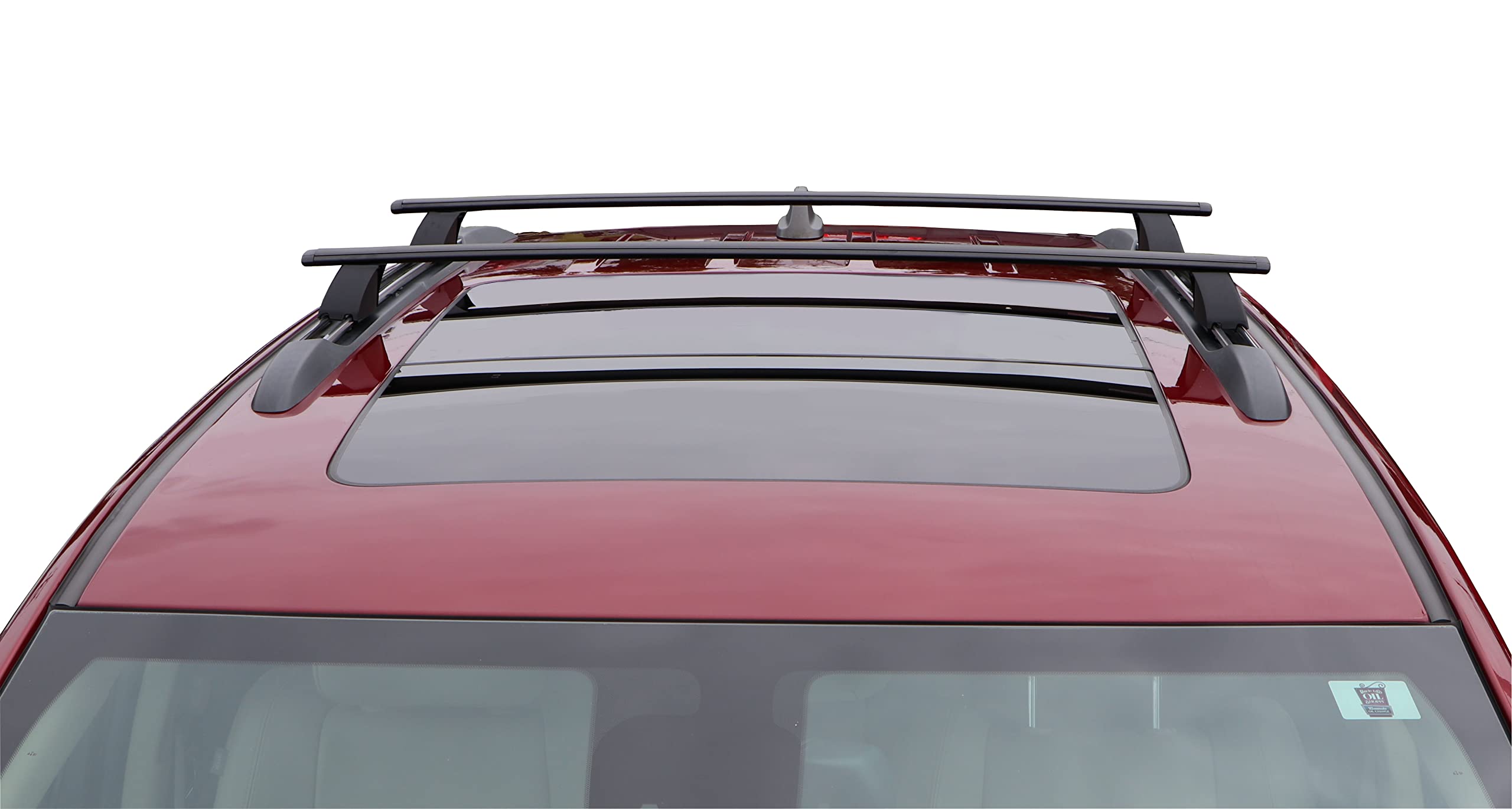 BRIGHTLINES Roof Racks for 2011-2021 Jeep Grand Cherokee, Aluminum, Silver, Compatible with Grooved Side Rails, Model BL150010