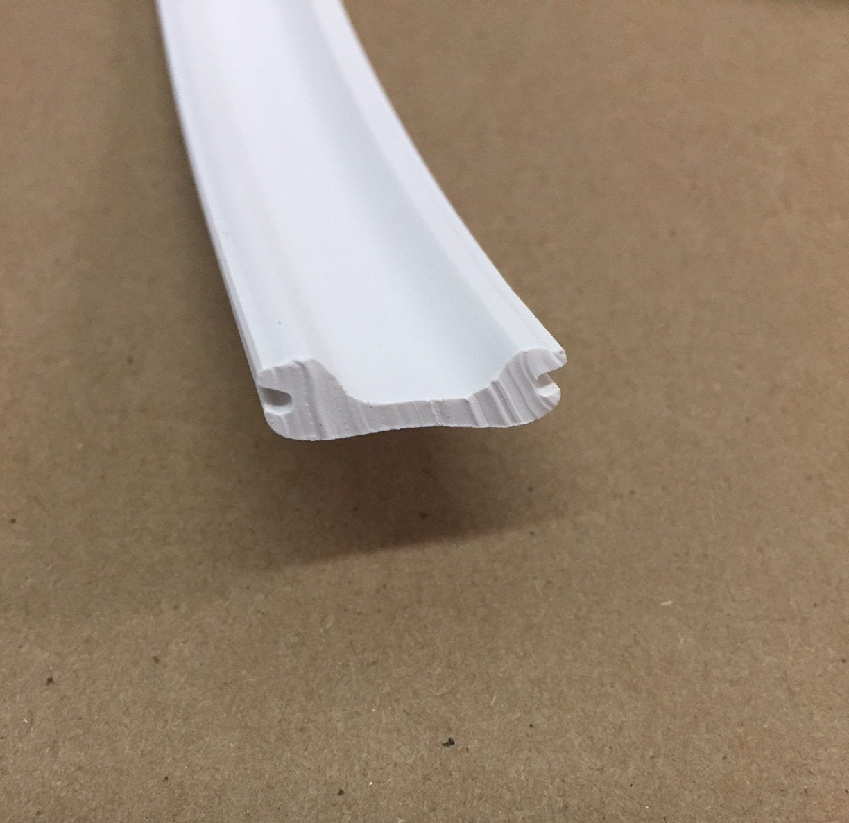 White Rv Camper Trailer Thick Vinyl 3/4'' Insert Trim Mold Flexible Screw Cover 0.75'' X 24 Feet (24 Ft, White)