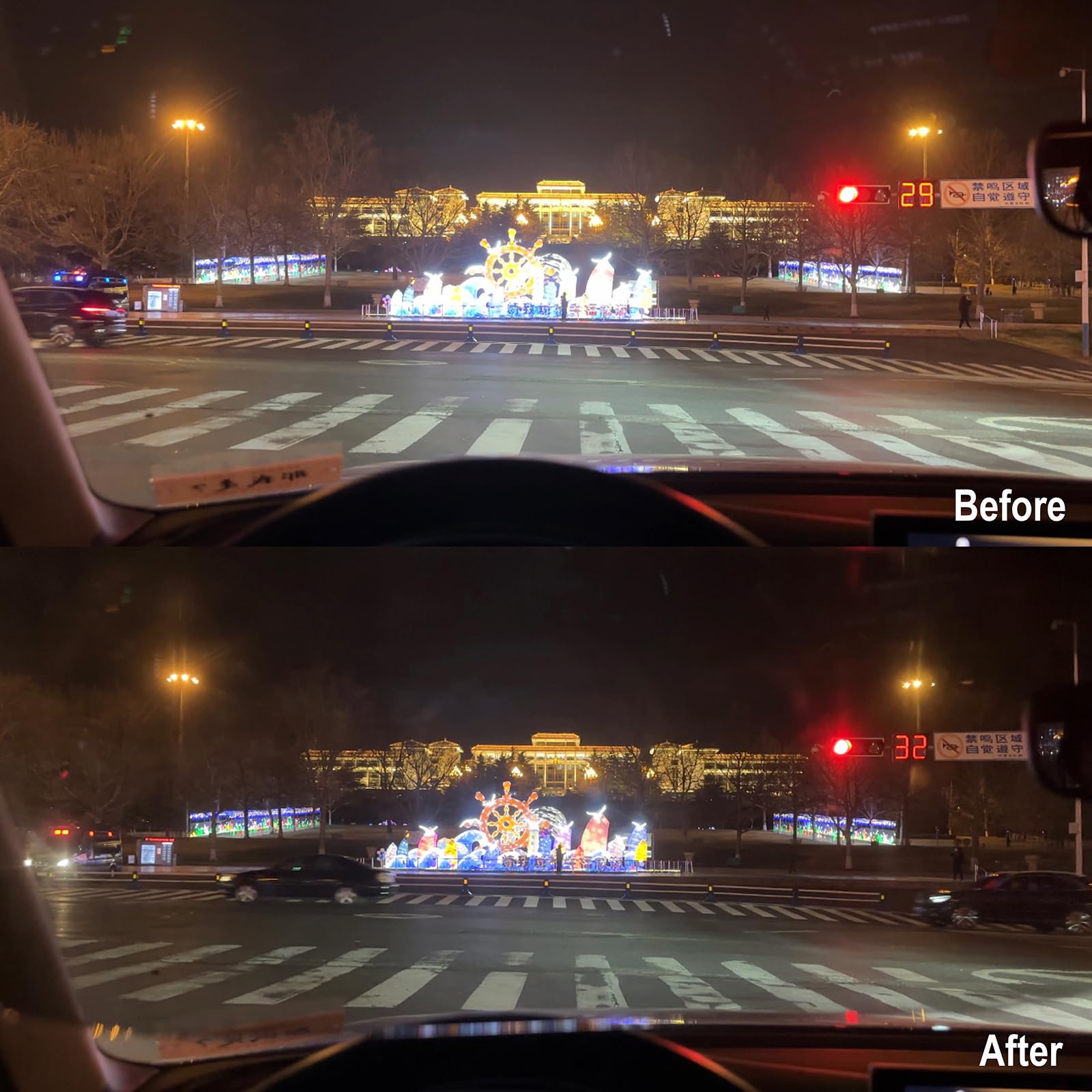 Car Visor Extender Sun Blocker Polarized Sun Visor Extender Anti-Glare Car Visor Extension for Night Driving, Universal Angle Ad