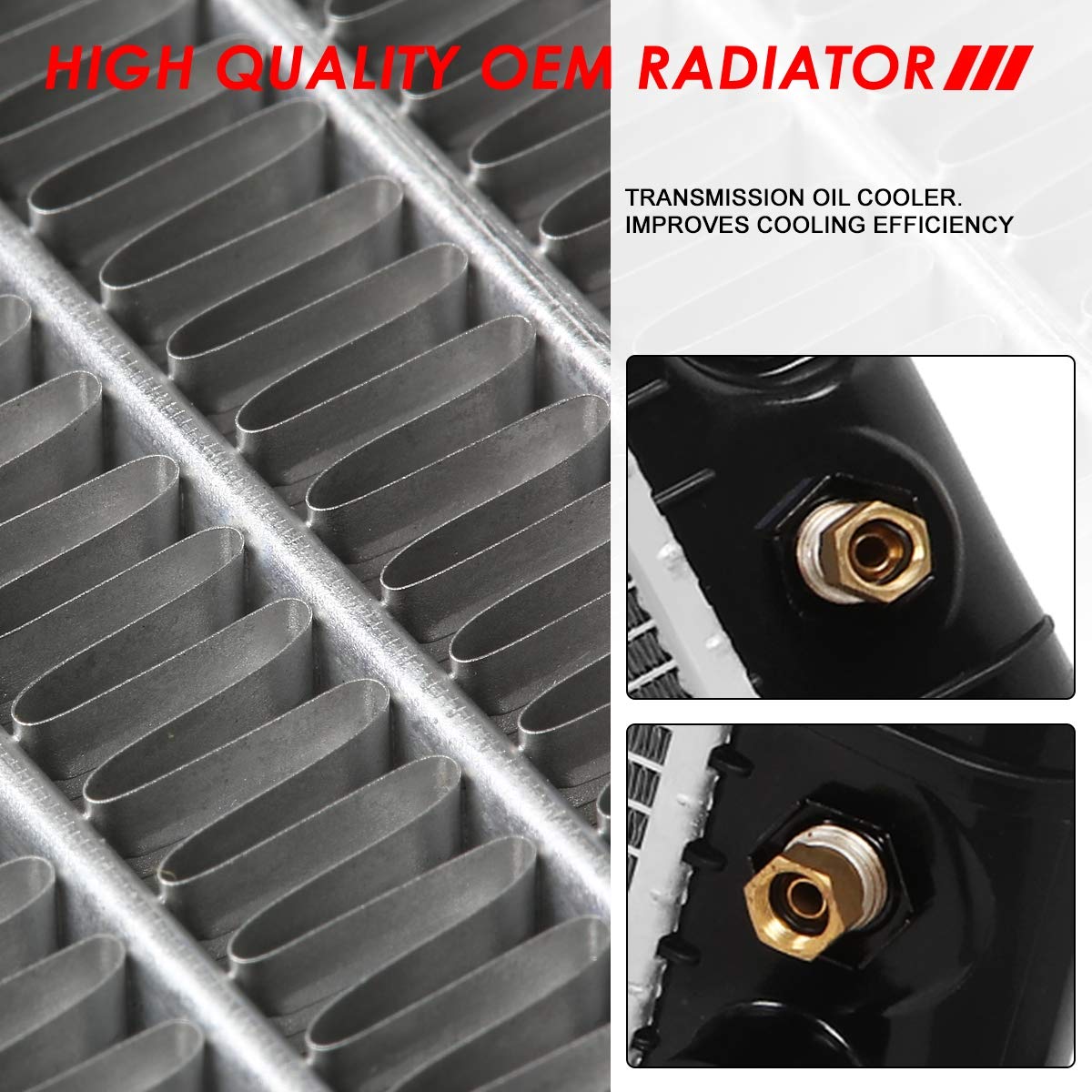 Auto Dynasty Radiator Compatible With 96-02 Chevy Gmc C/K 1500 2500 3500 Pickup/Suburban Tahoe Yukon Cadillac Escalade 5.0L 5.7L