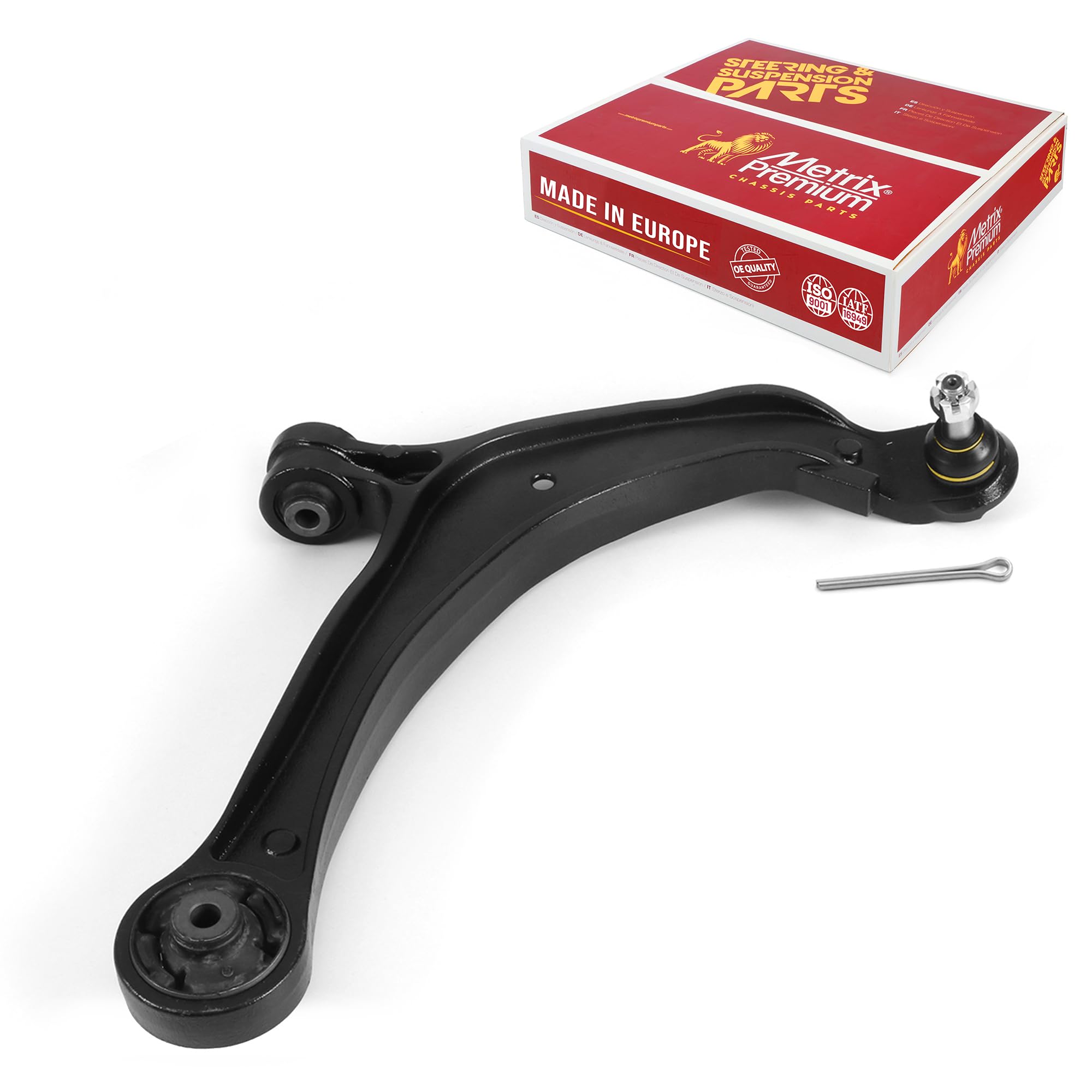 Metrix Premium Chassis Parts - Front Right Lower Control Arm W Ball Joint & Bushing Assembly Fits 2011-2013 Honda Odyssey, Repla