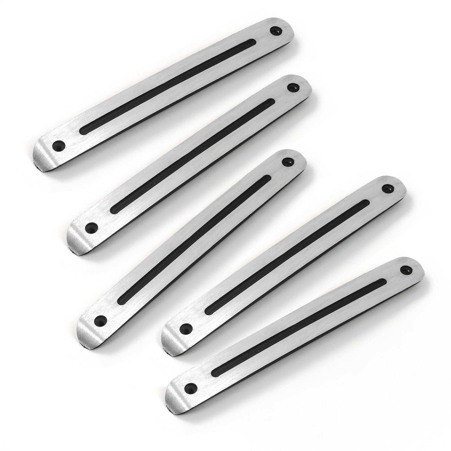 Ami All Sales 3525K Billet Exterior Door Handle Inserts, Black (Pack Of 5)