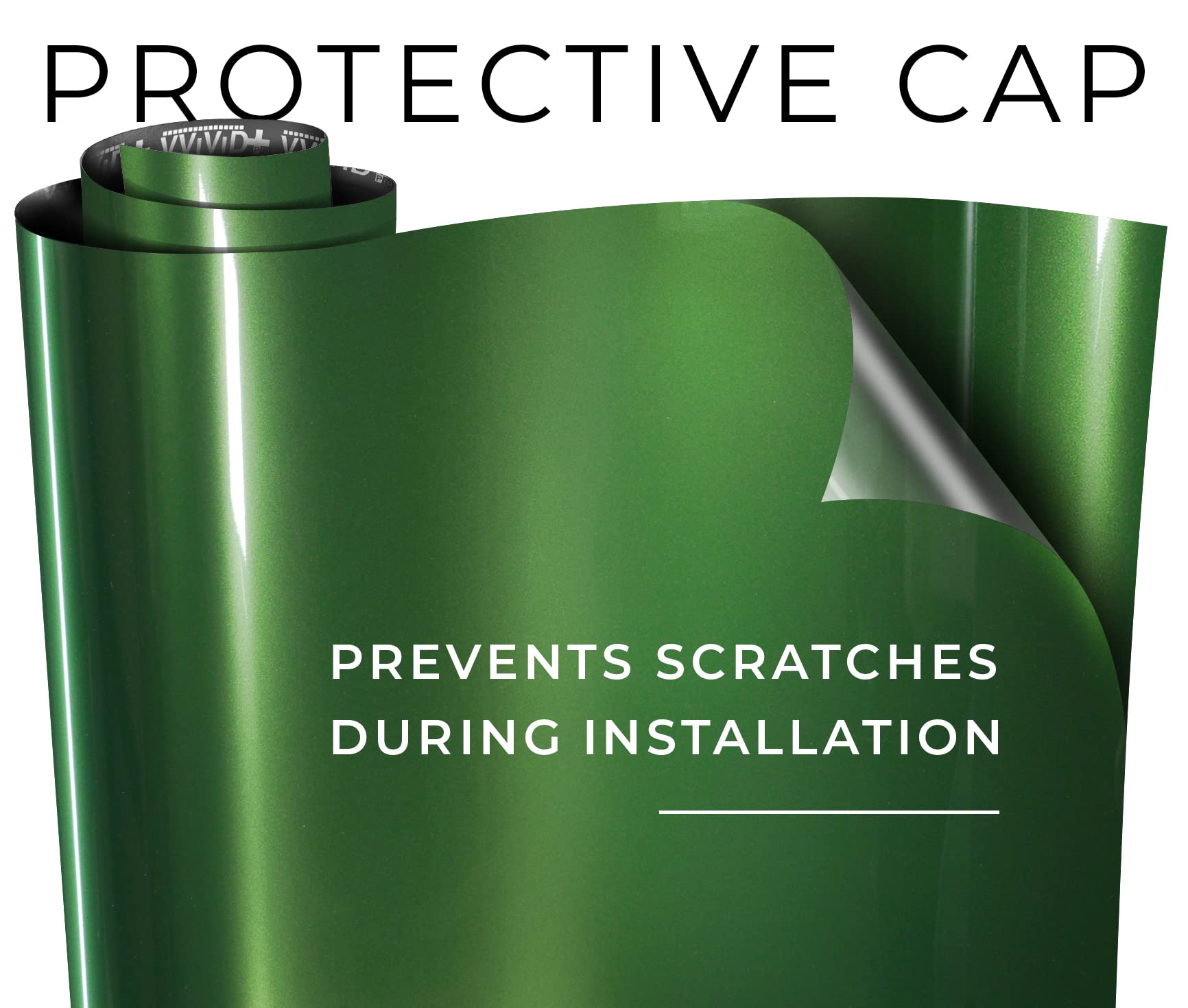 Vvivid+ Ultra Gloss Premium Vinyl Car Wrap Film (6Ft X 5Ft, Gloss Sonoma Green)