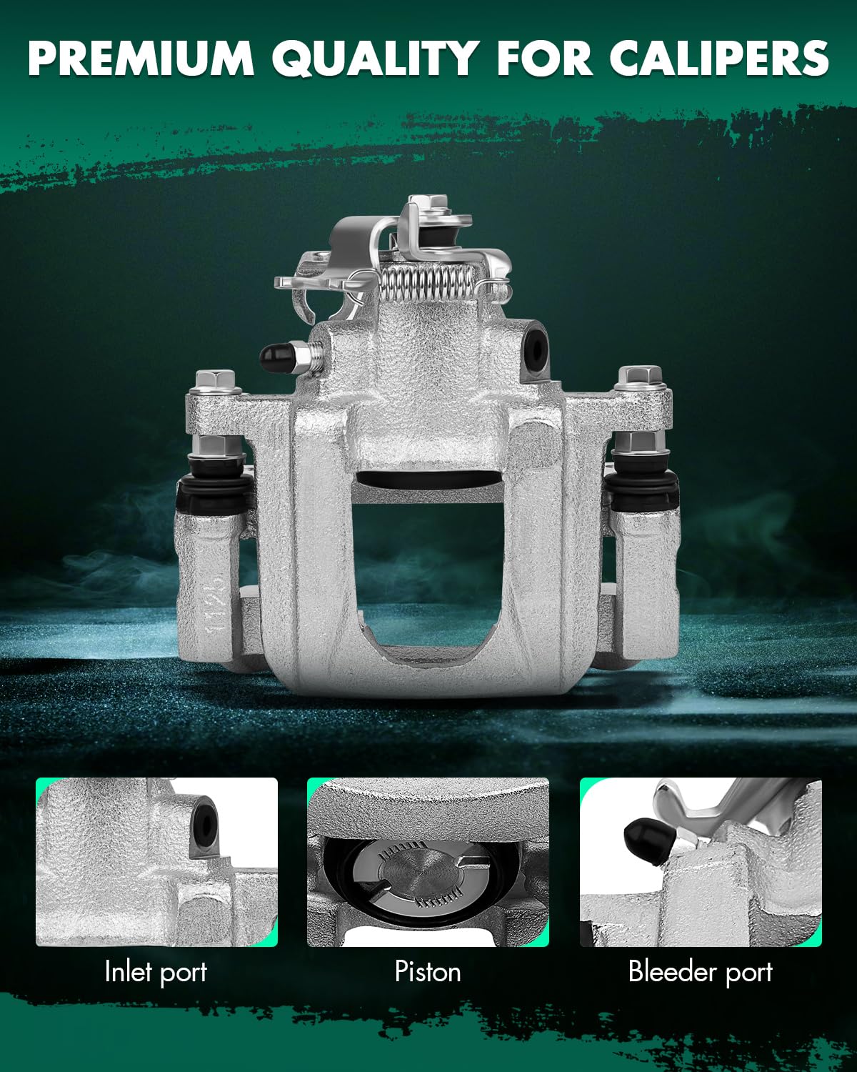 Scitoo Rear Left Brake Caliper With Bracket 18B5081 Compatible For Chrysler Town & Country 2008-2012 For Dodge Grand Caravan 200