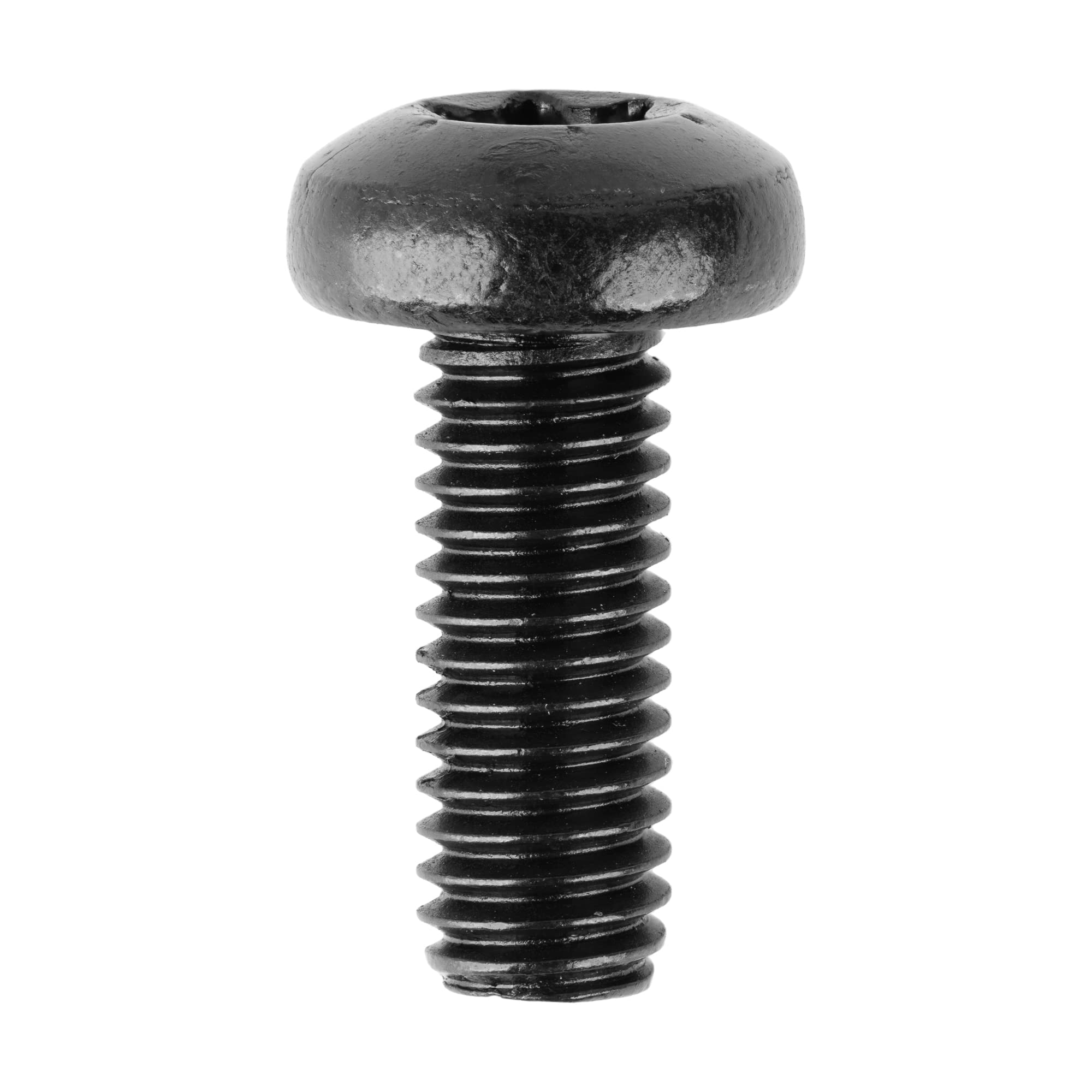 MAKERS BOLT Black Stainless Steel License Plate Screws | M6-1.0 x 16mm | 4 Pack | Compatible with Toyota, Lexus, Honda