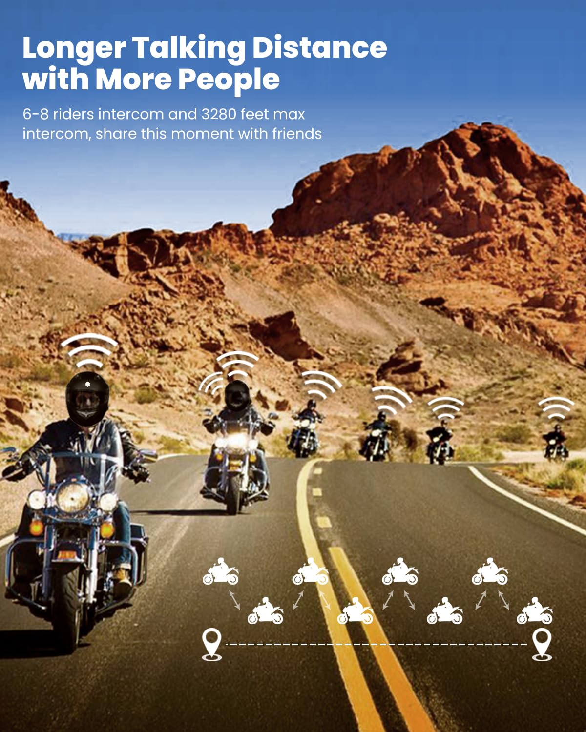 Ilm Bluetooth Integrated Modular Flip Up Full Face Motorcycle Helmet Sun Shield Mp3 Intercom Model 953Pro (S, White)