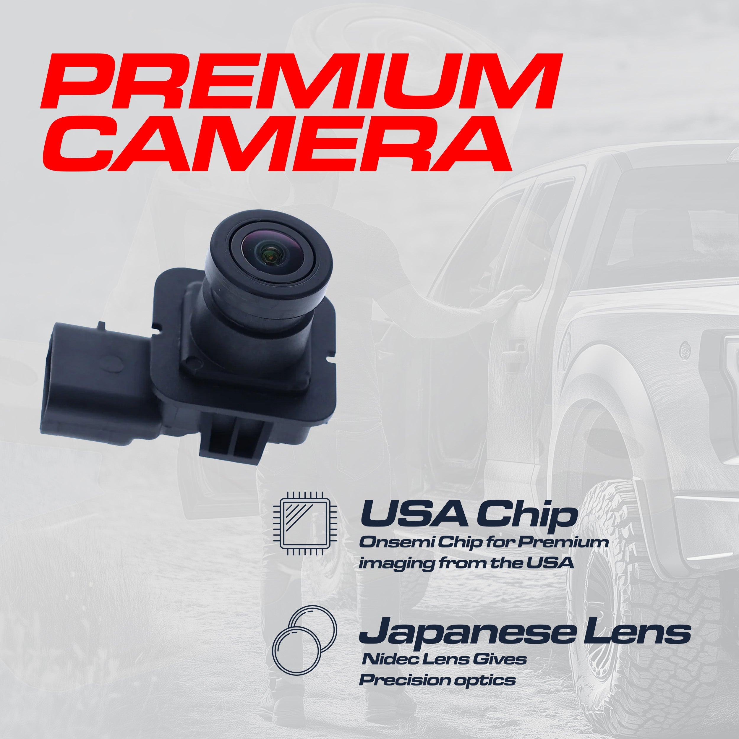 Ford Expedition (2015-2017) OEM Replacement Backup Camera OE Part # FL1Z-19G490-A, FL1Z-19G490-B