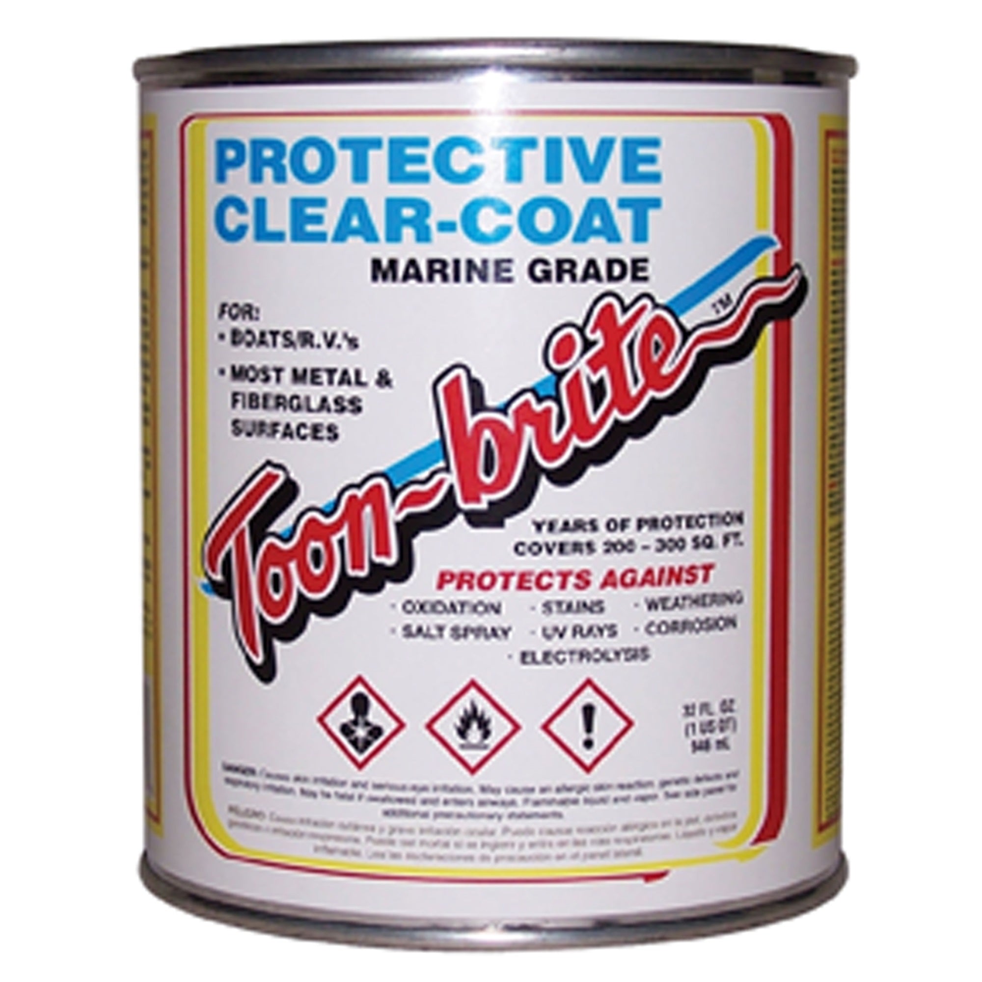 Toon-Brite P100Qt Protective Clear-Coat - 32 Oz. (Quart)