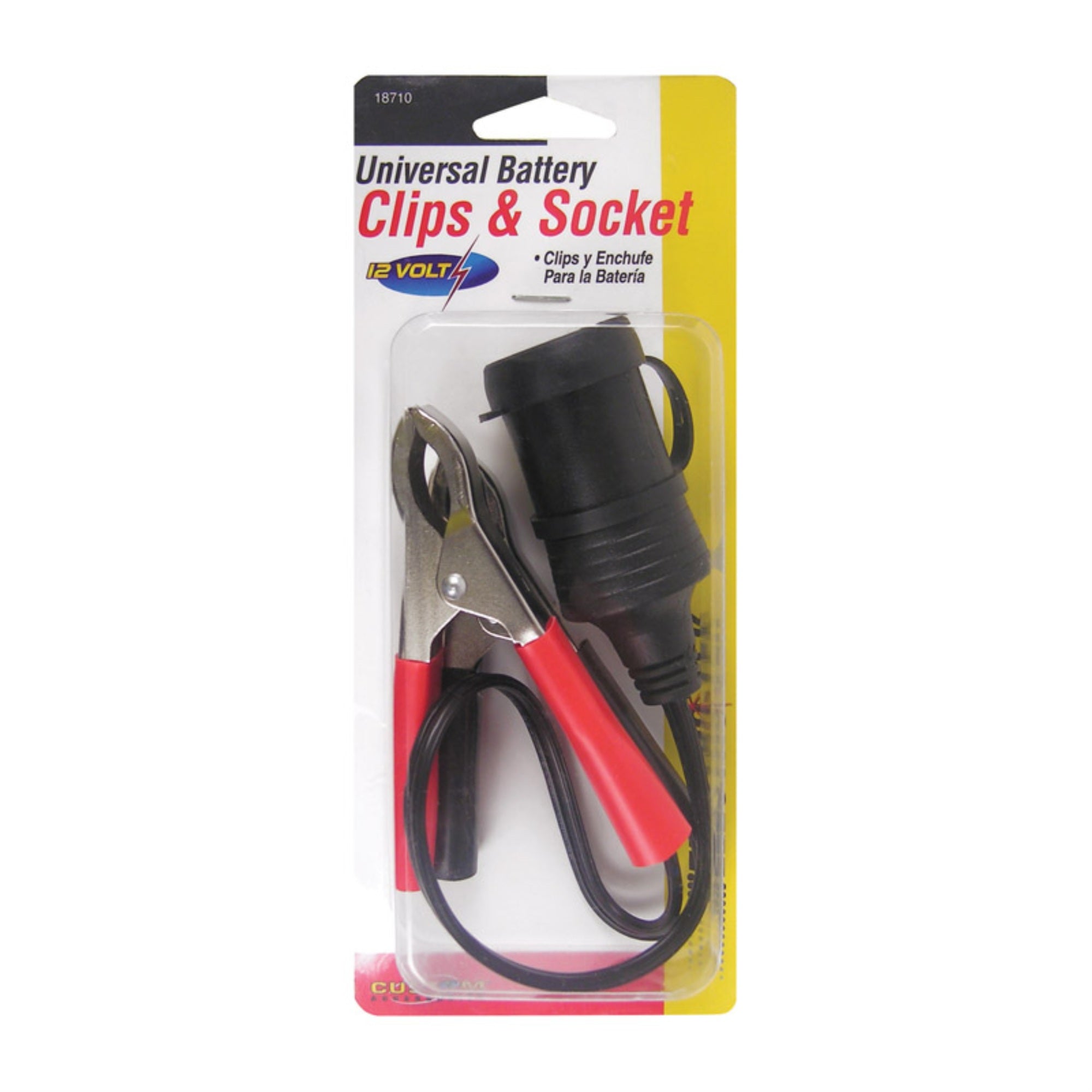 CLIPS BATTERY SOCKET 12V (Pack of 1)