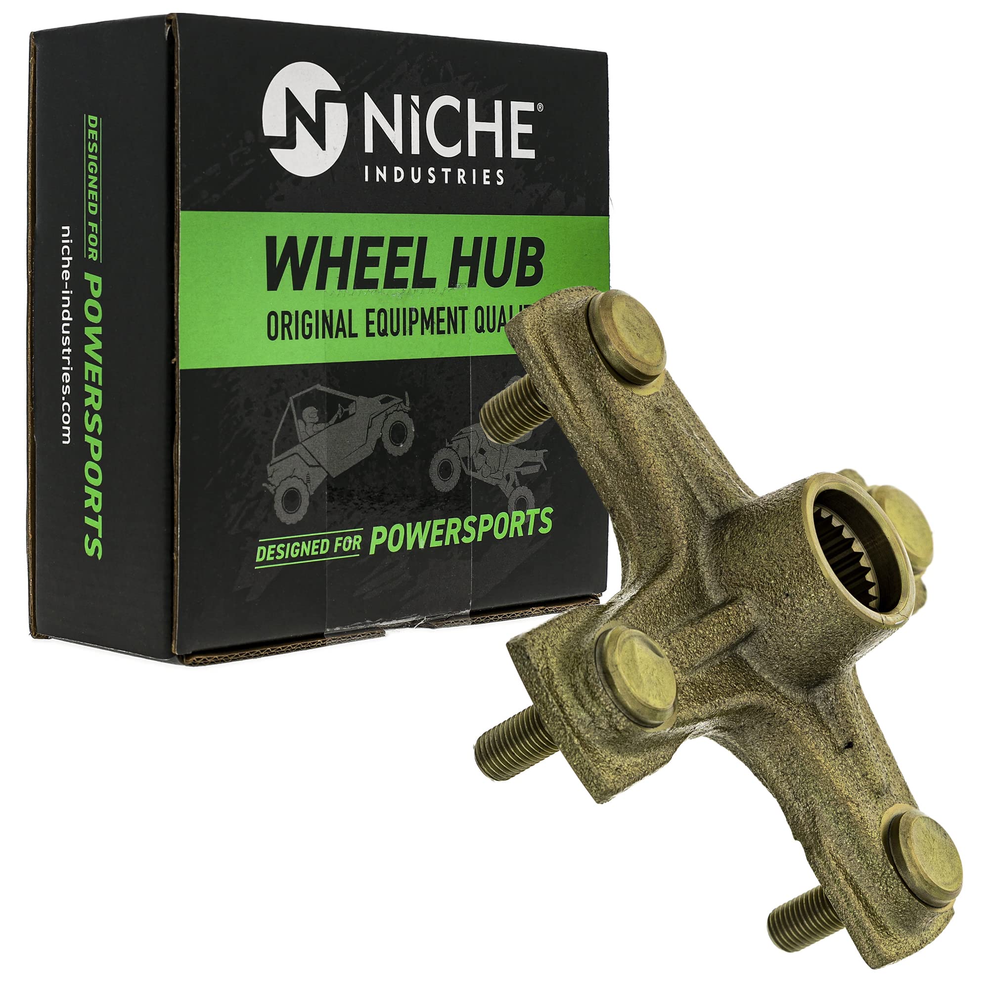 Niche Rear Wheel Hub For Yamaha Raptor 660R 700 125 Warrior Banshee 350 Yfz450 5Tg-25383-10-00 2Gu-25383-11-00 2 Pack