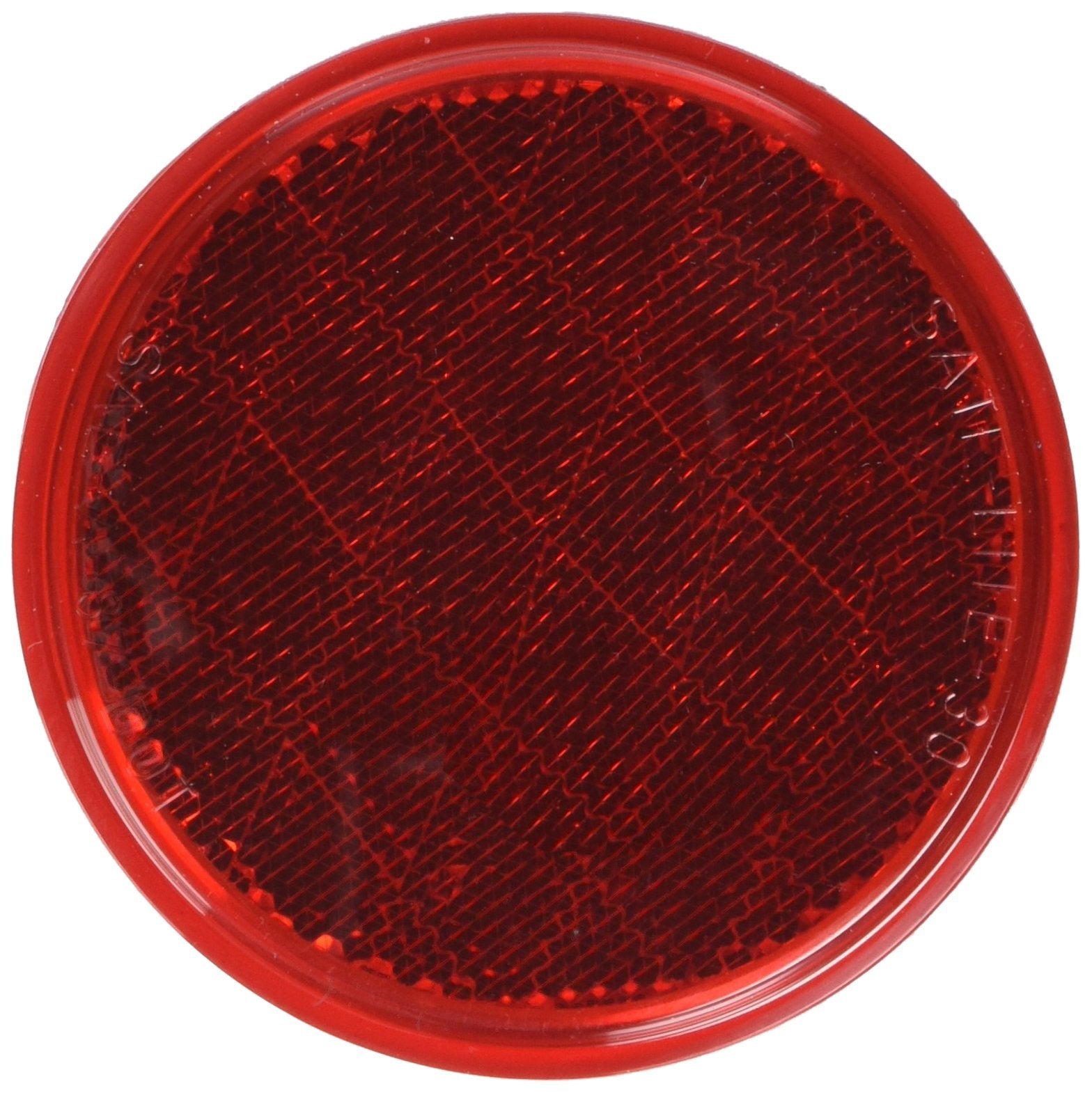 Peterson Mfg Peterson Manufacturing V475R Red 3-3/16'' Round Reflector