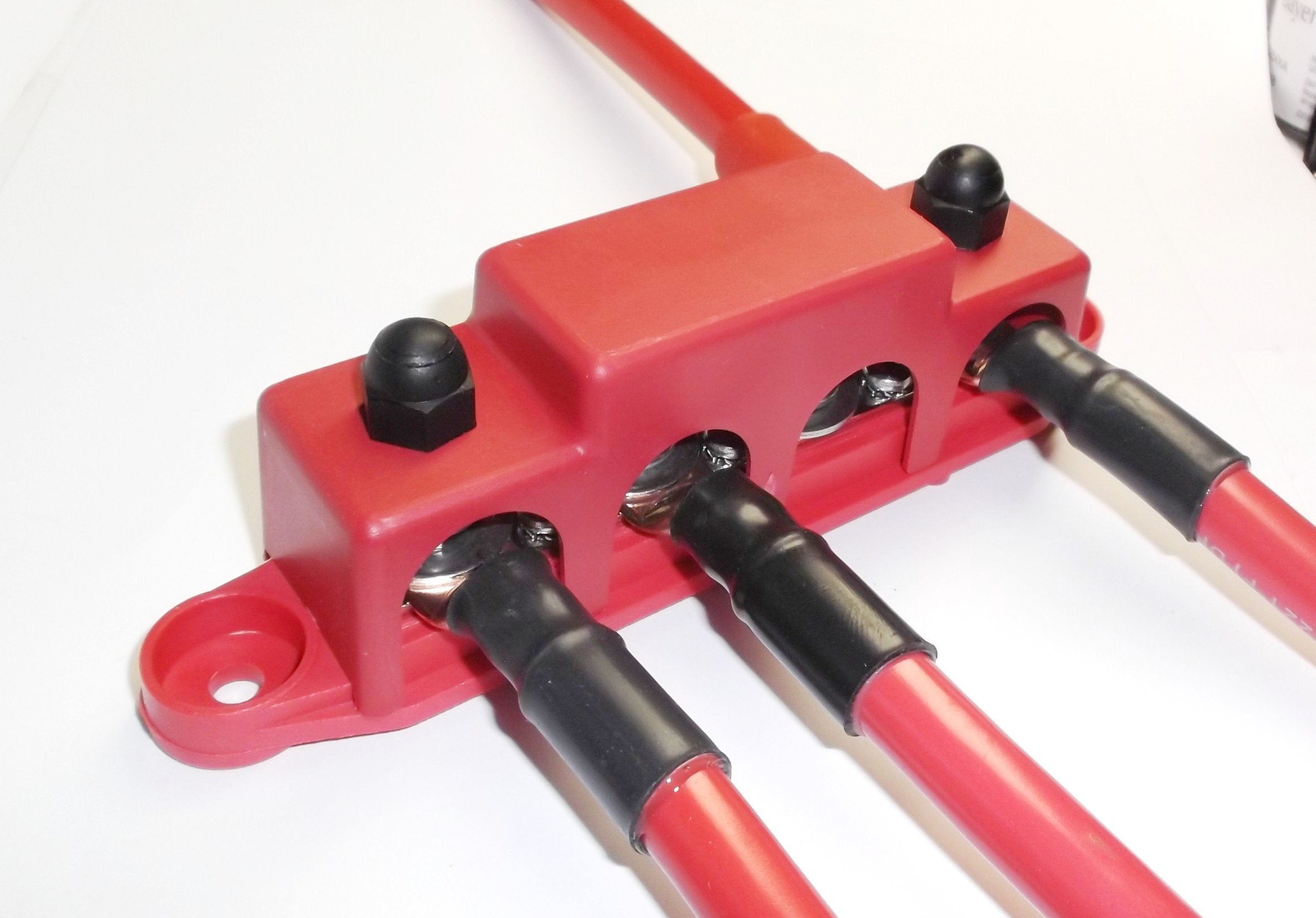 Fastronix 5/16 '' 4 Stud Power And Ground Distribution Block With Cover