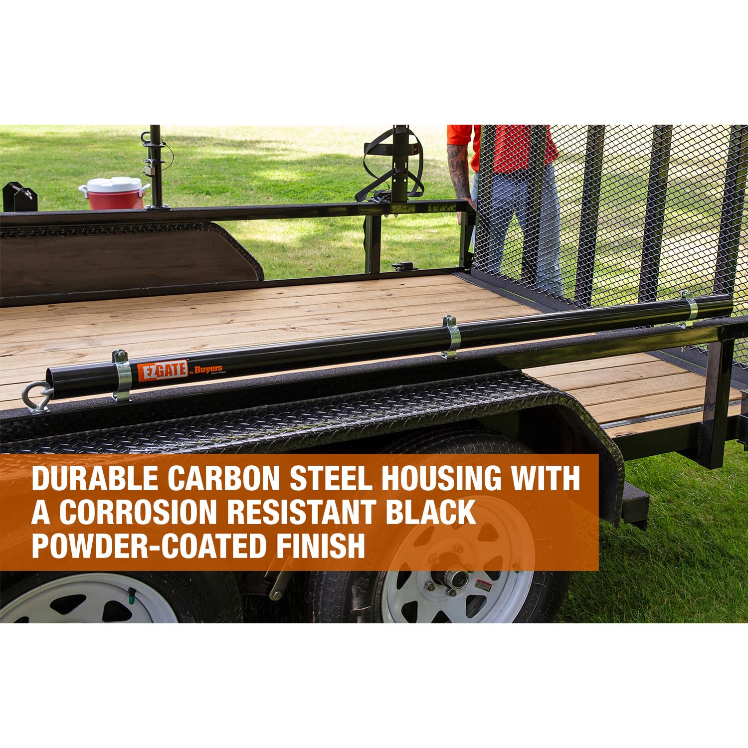 Buyers Products 5201000 Ez Gate Tailgate Assist, Reduce Physical Strain With Trailer Tailgates, Mounting Hardware Included, Handles Gates Up To 180Lbs, Works On Most Standard Open Trailers