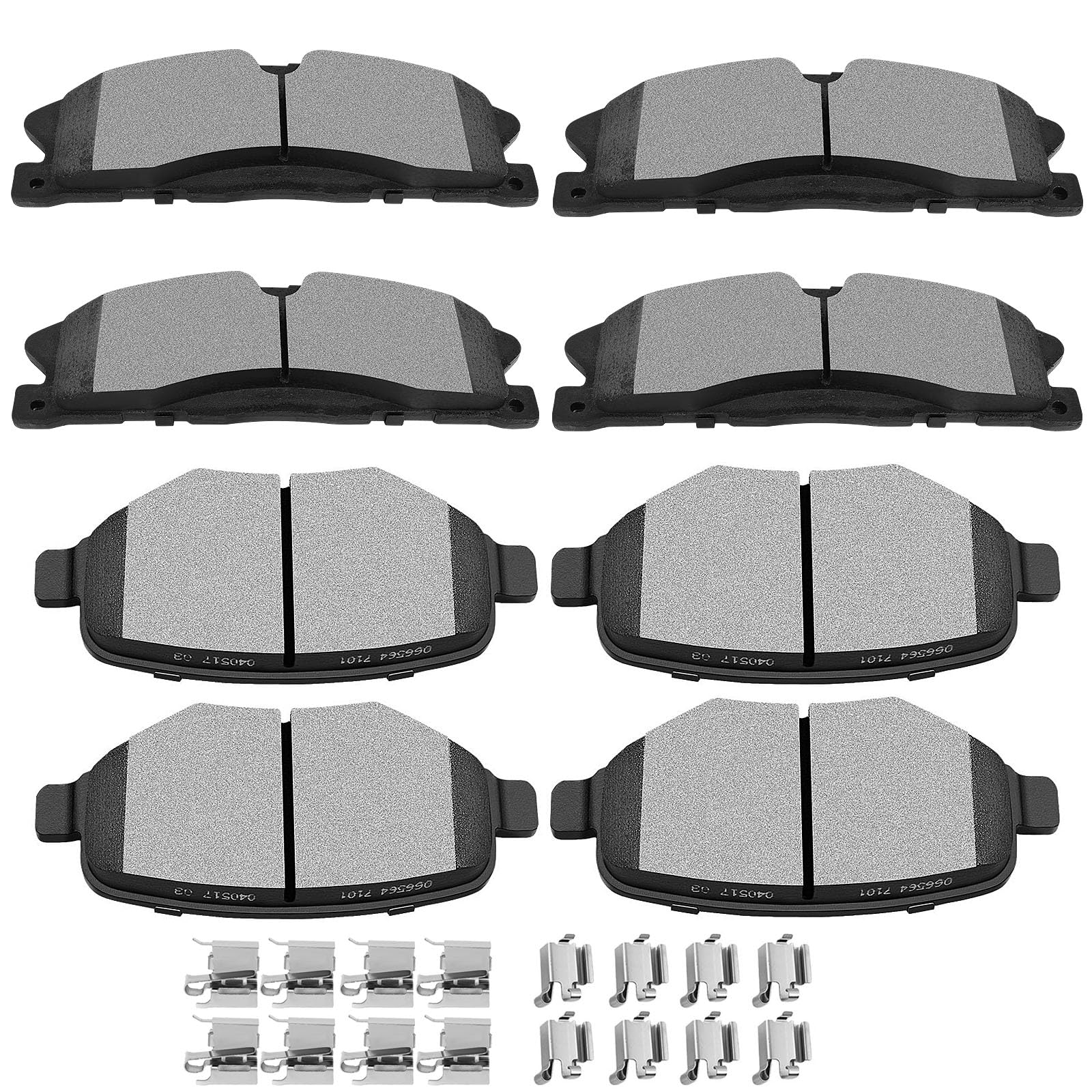 Scitoo D1611 D1377 Front Rear Ceramic Brake Pads Sets Fit For Ford For Explorer 2013-2019,For Ford For Flex 2013-2017,For Lincol