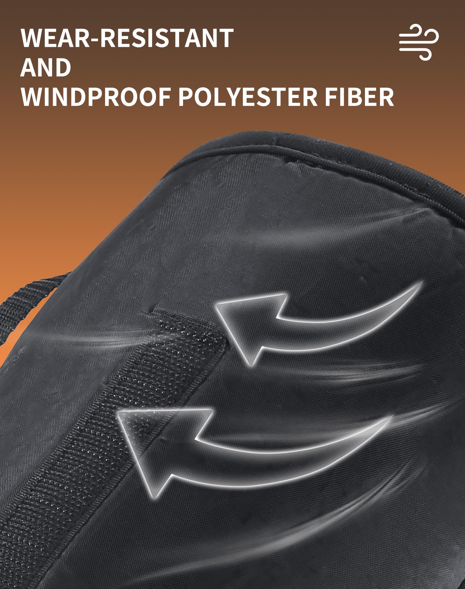 Scoyco 2Pcs Motorcycle Winter Leg Warmers Thermal Knee Warm Pad Guards Black