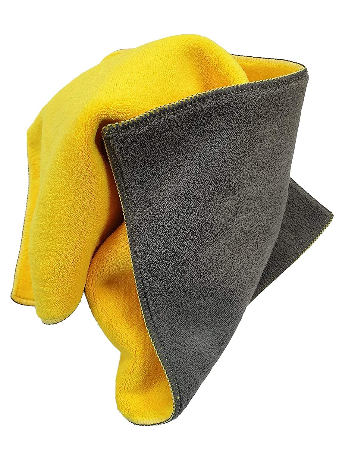 MAISON 800 GSM, Microfiber Double Layered Cloth,Extra Thick Microfiber Cleaning Cloths Perfect for Bike, Auto, Cars Both Interio
