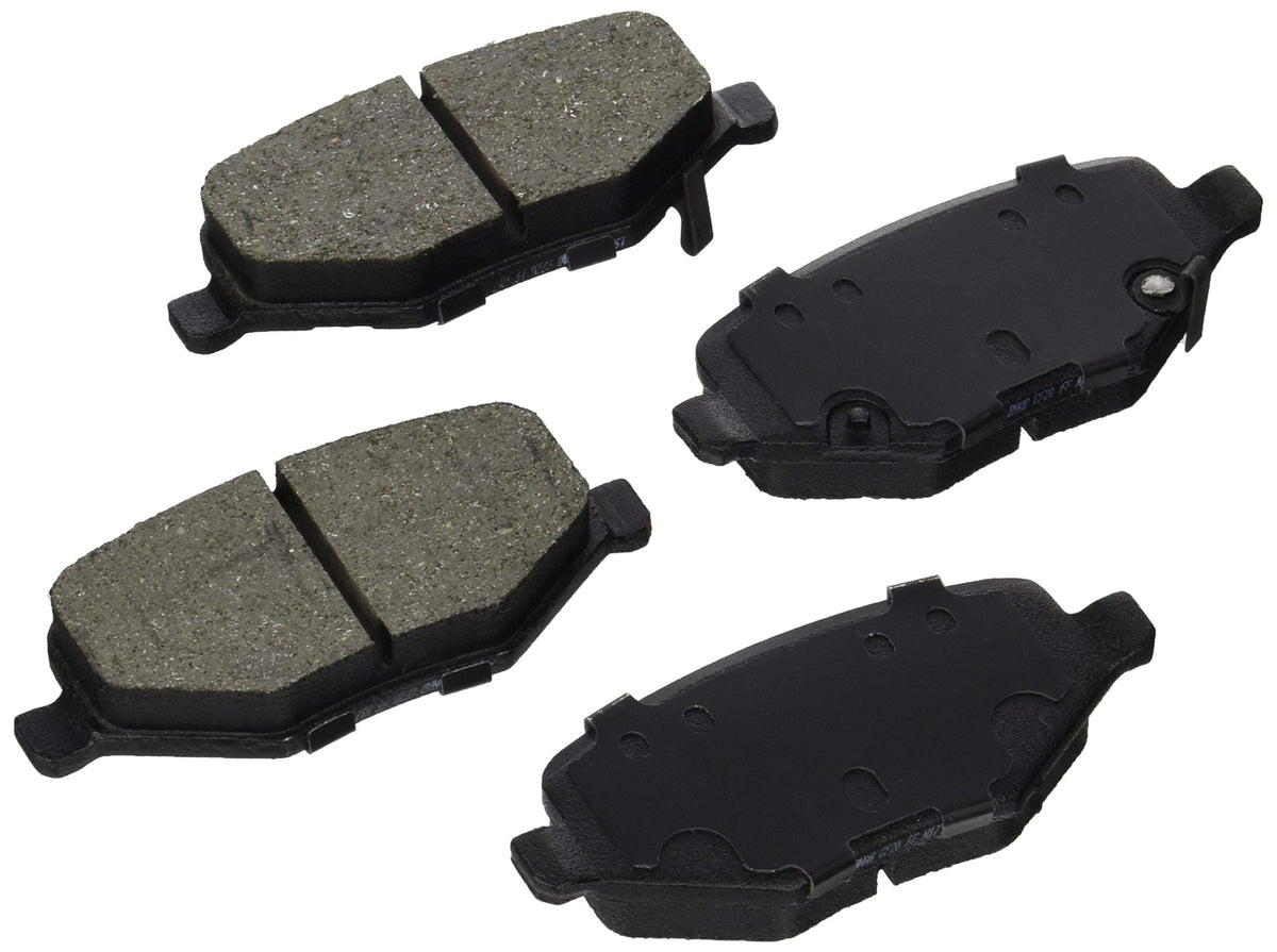 BOSCH BE1657H Blue Ceramic Disc Brake Pad Set with Hardware - Compatible with Select Chrysler Town & Country; Dodge Grand Carava