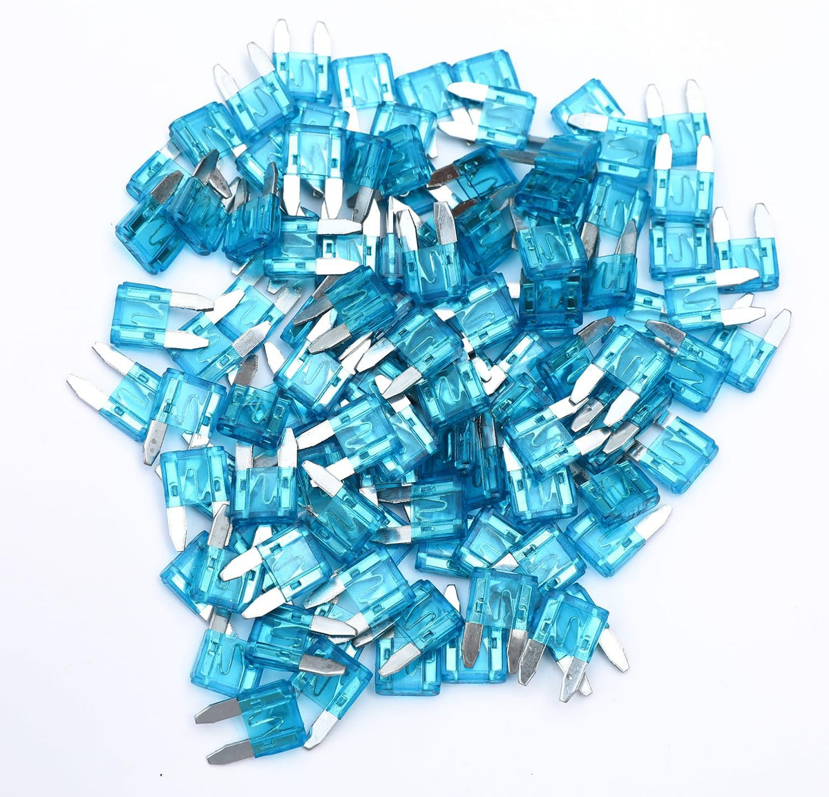 160 Pcs 15Amp Mini Fuse, 15 A Mini Car Blade Automotive Fuse