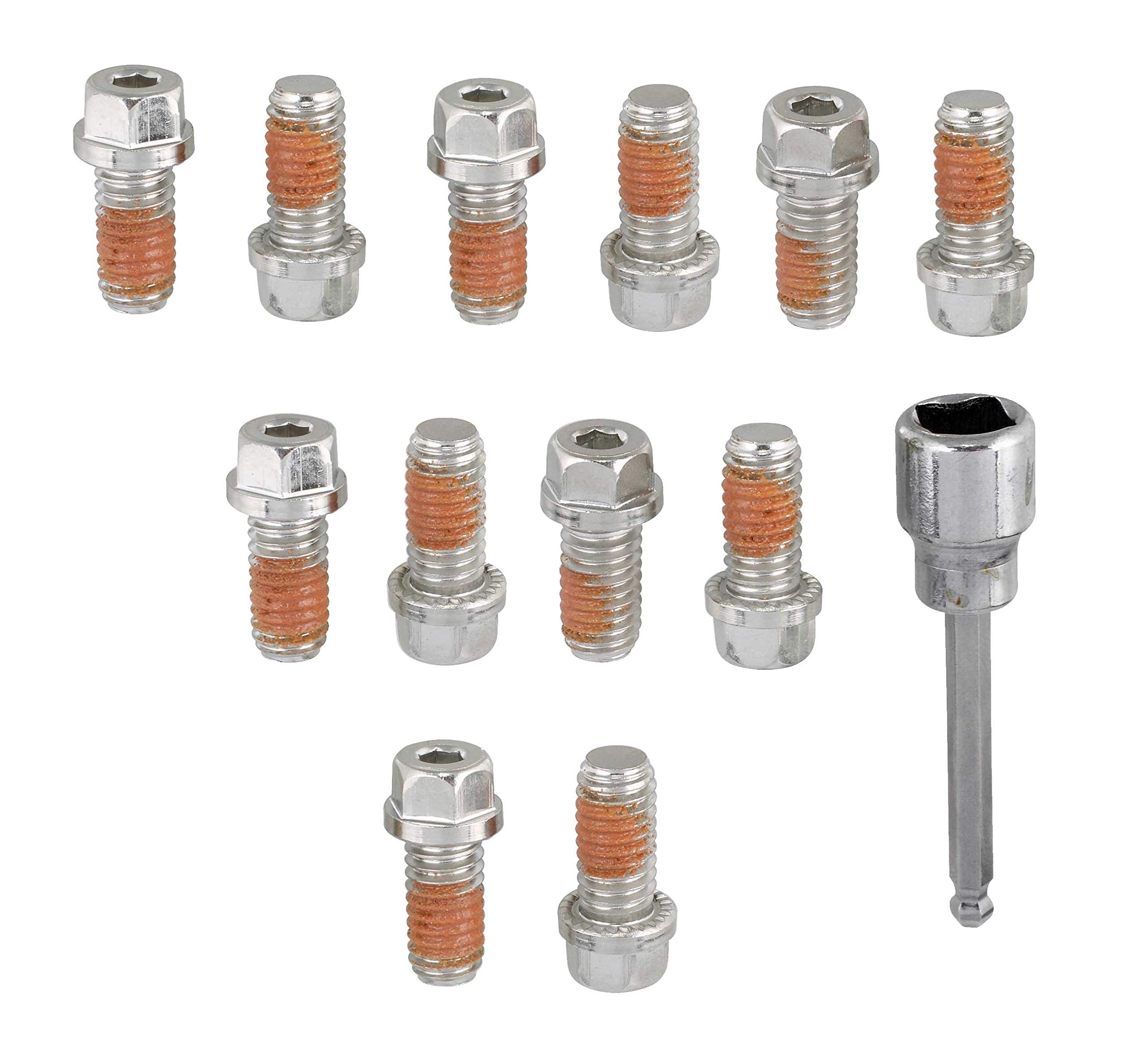 Mr. Gasket 2230G Headlock Locking Header Bolt, (Set Of 12)