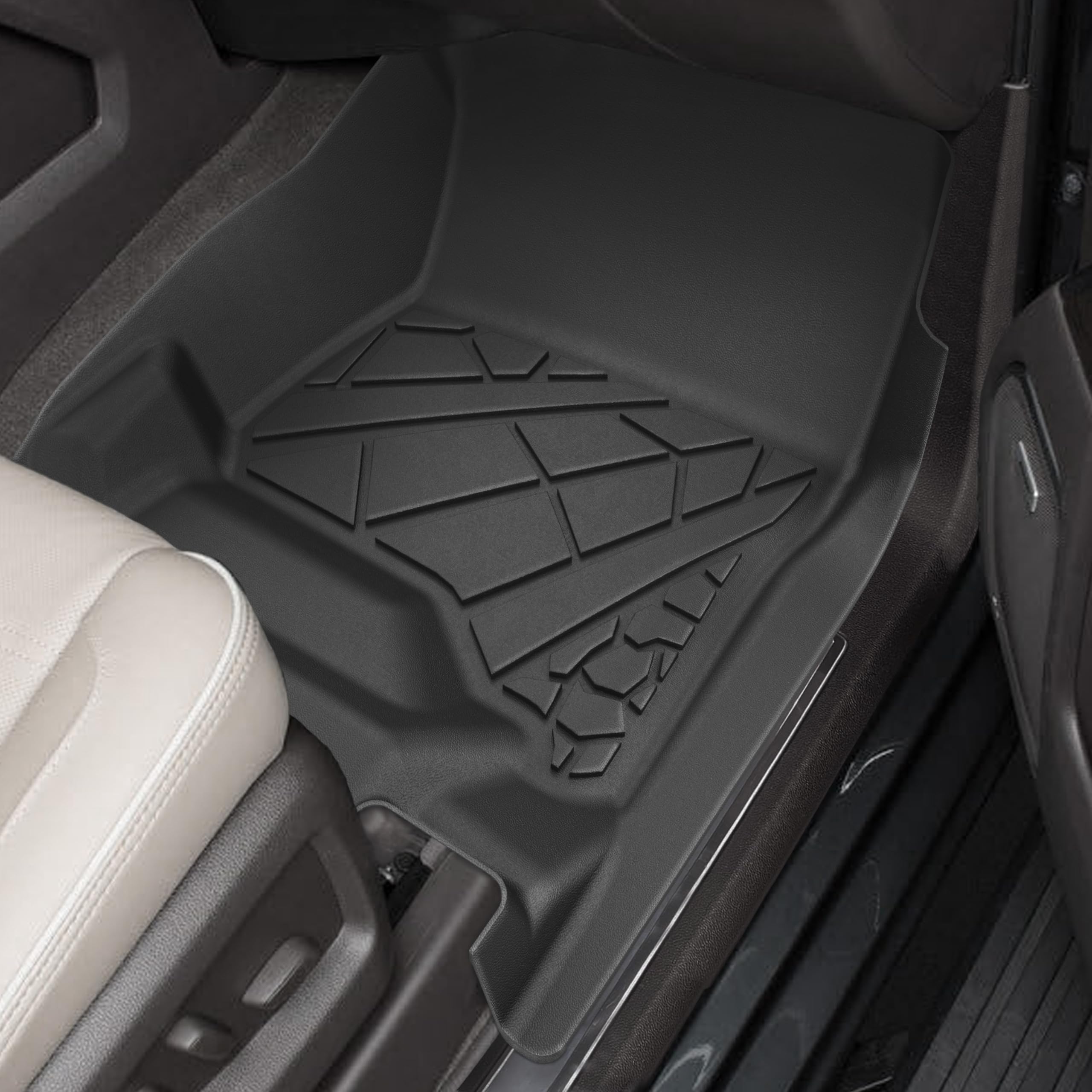 Karpal Floor Mats Fit For 2015-2020 Chevrolet Tahoe/Gmc Yukon, Tpe All Weather Protection Heavy Duty Floor Liners Trunk Mats, 1S